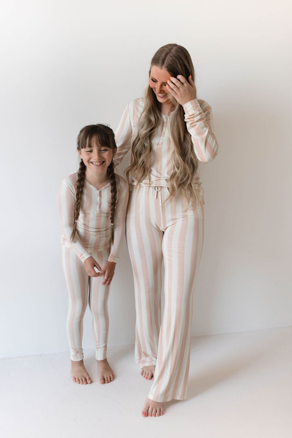 Bamboo Two Piece Pajamas | Candy stripe - Mack & Harvie