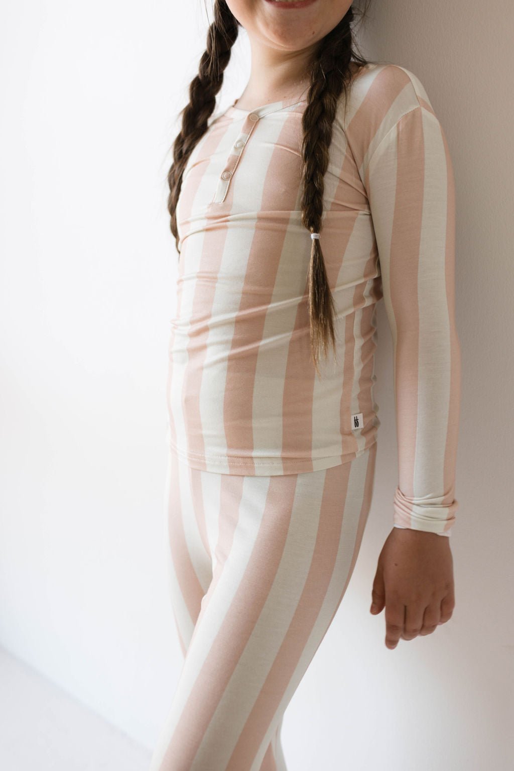 Bamboo Two Piece Pajamas | Candy stripe - Mack & Harvie