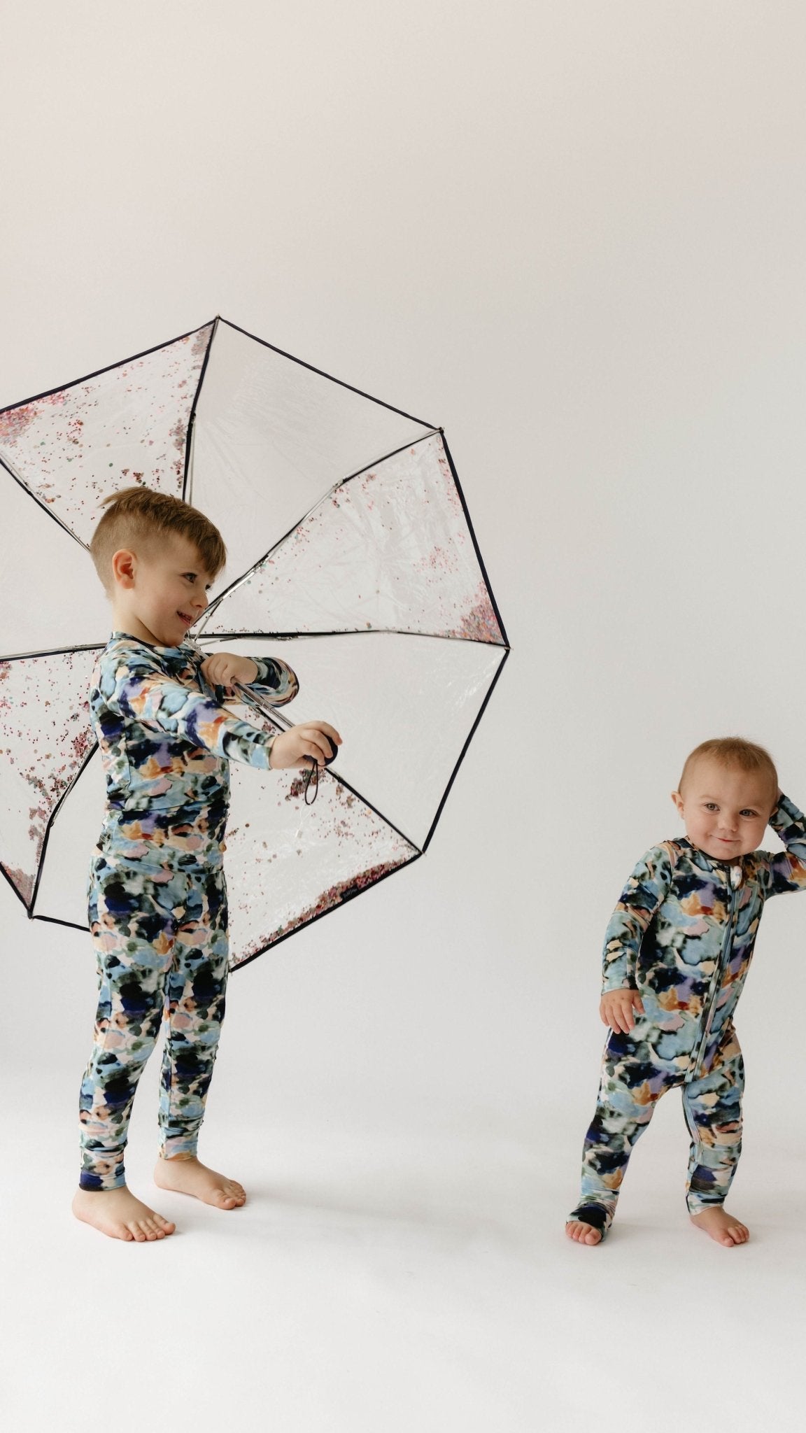 Bamboo Two Piece Pajamas | Charli Print - Mack & Harvie