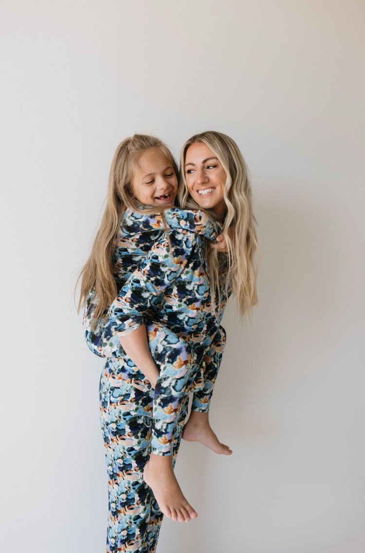 Bamboo Two Piece Pajamas | Charli Print - Mack & Harvie