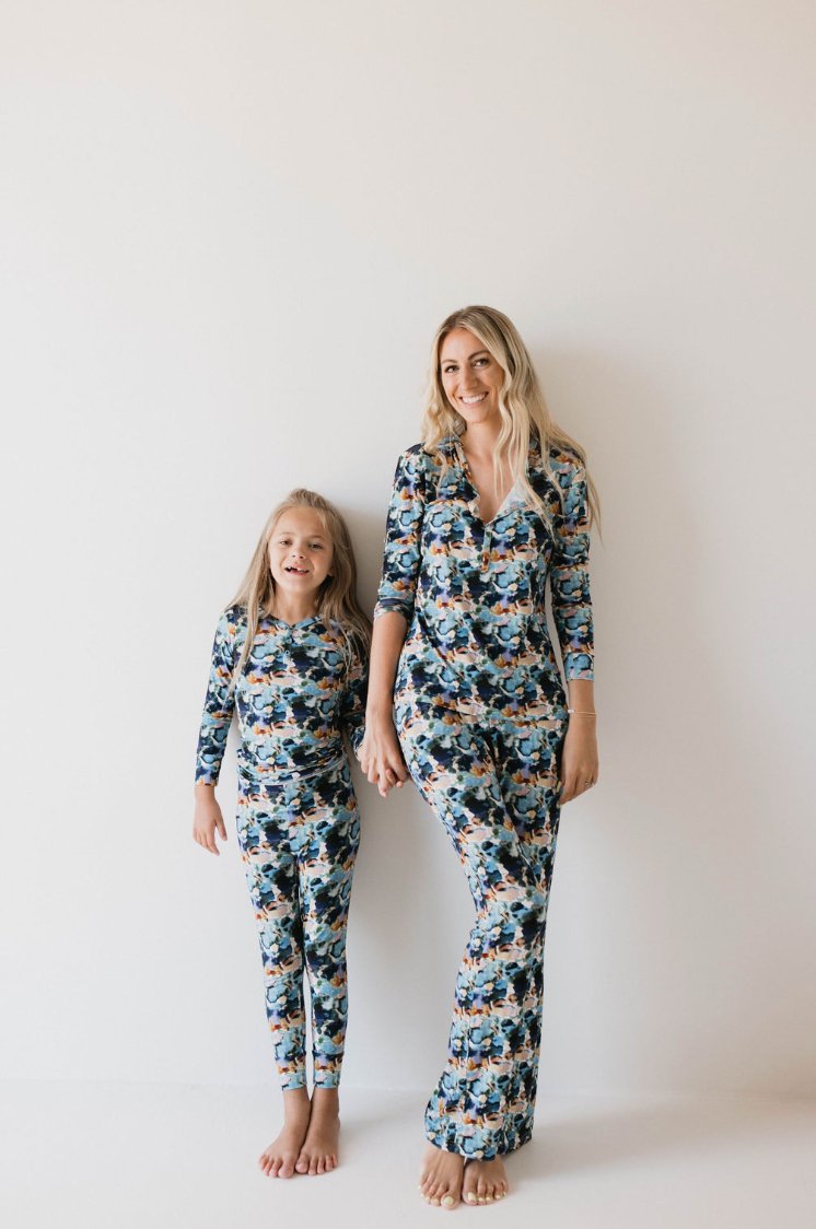 Bamboo Two Piece Pajamas | Charli Print - Mack & Harvie