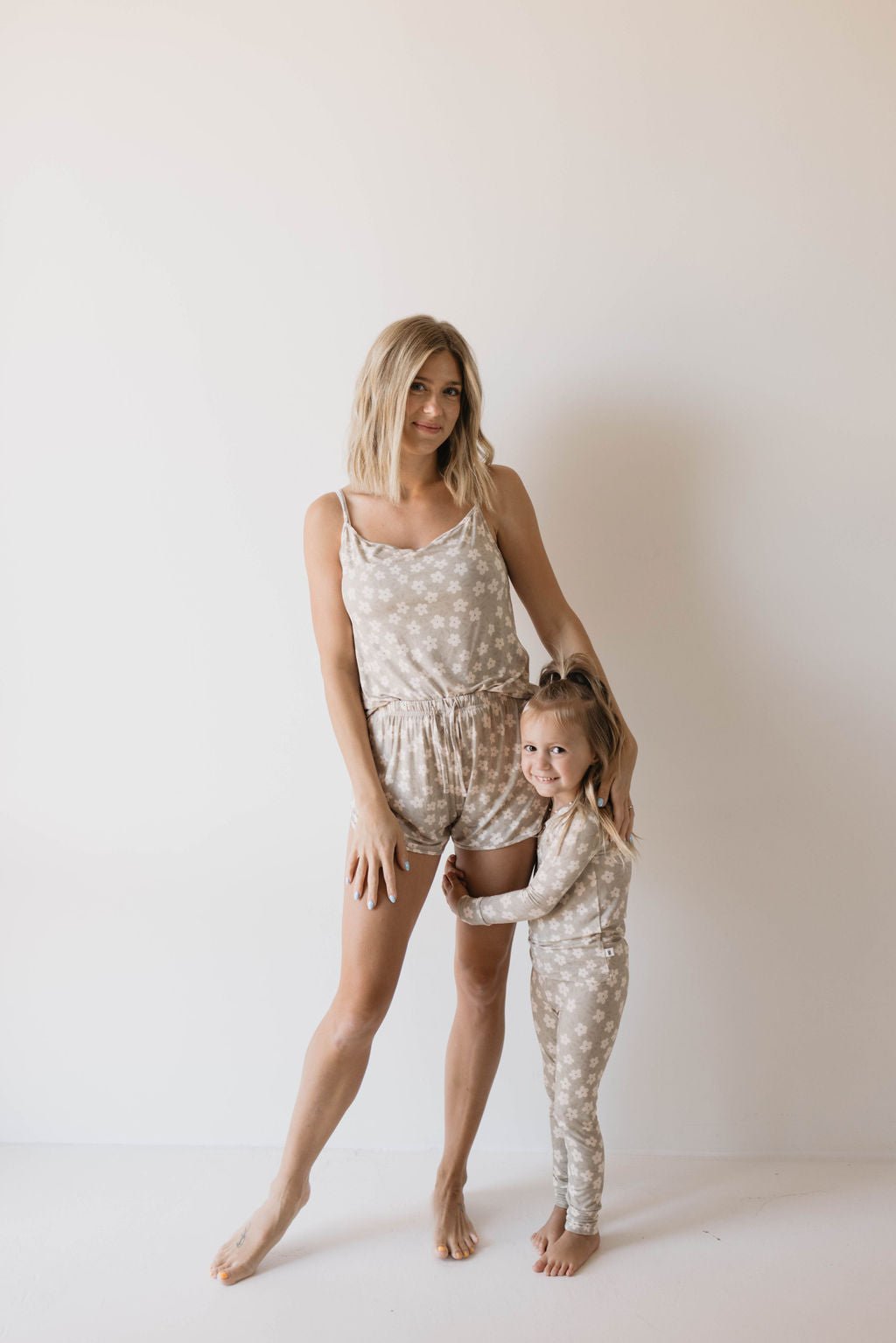 Bamboo Two Piece Pajamas | French Gray Floral - Mack & Harvie