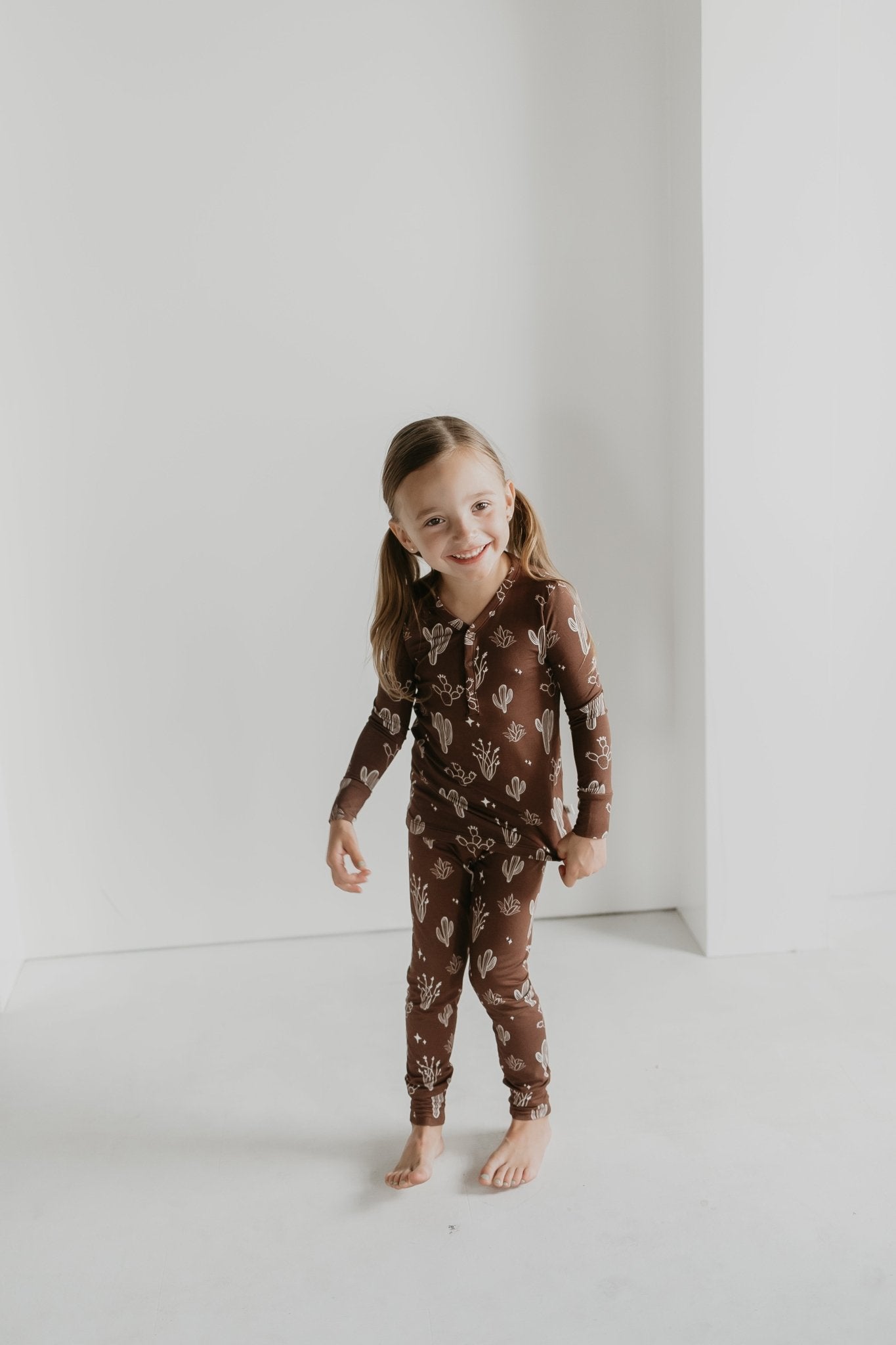 Bamboo Two Piece Pajamas | Minty x ff Desert Dreams - Mack & Harvie