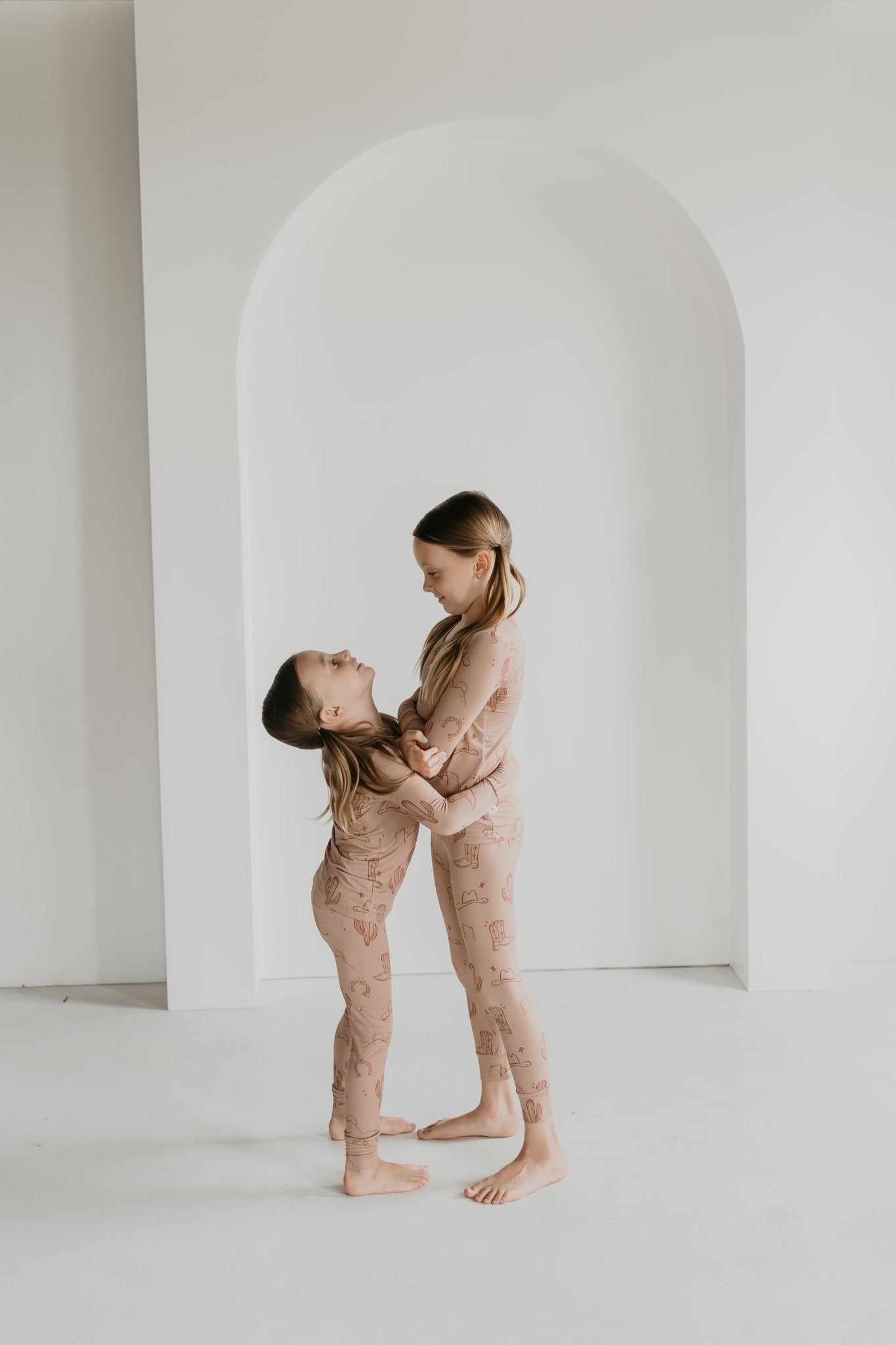 Bamboo Two Piece Pajamas | Minty x ff Wild West - Mack & Harvie