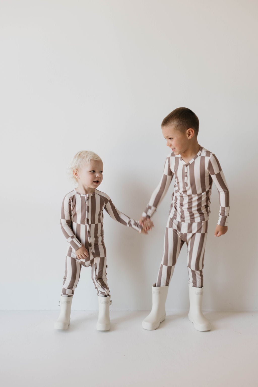 Bamboo Two Piece Pajamas | Tile Stack - Mack & Harvie