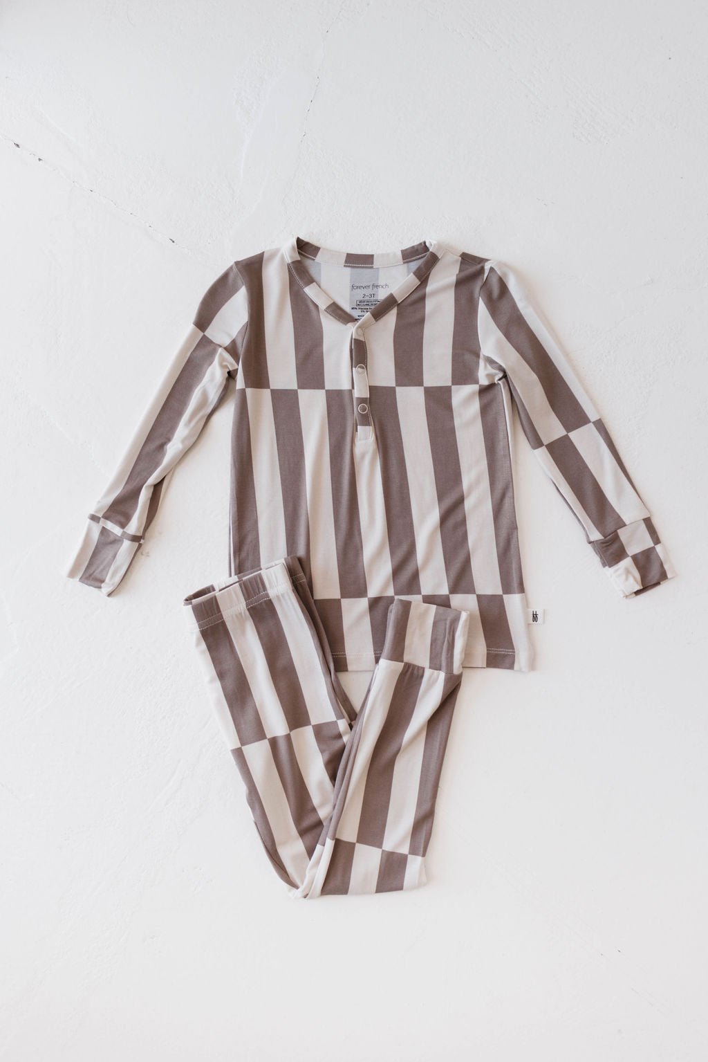 Bamboo Two Piece Pajamas | Tile Stack - Mack & Harvie