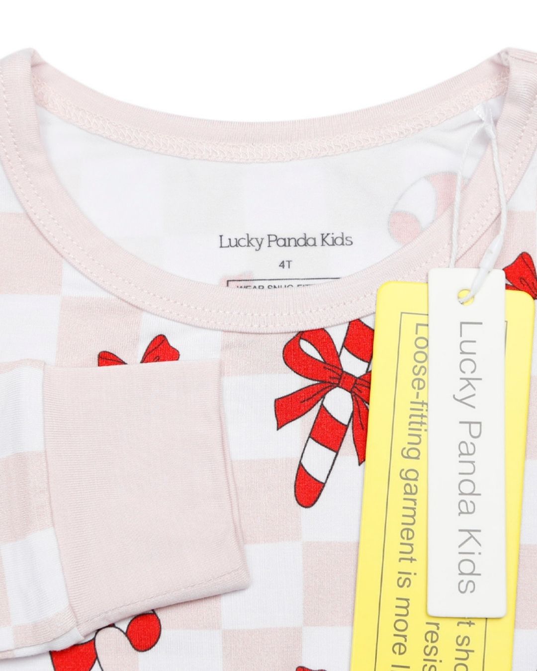 Bamboo Two Piece Set | Bows & Candy Cane - Mack & Harvie