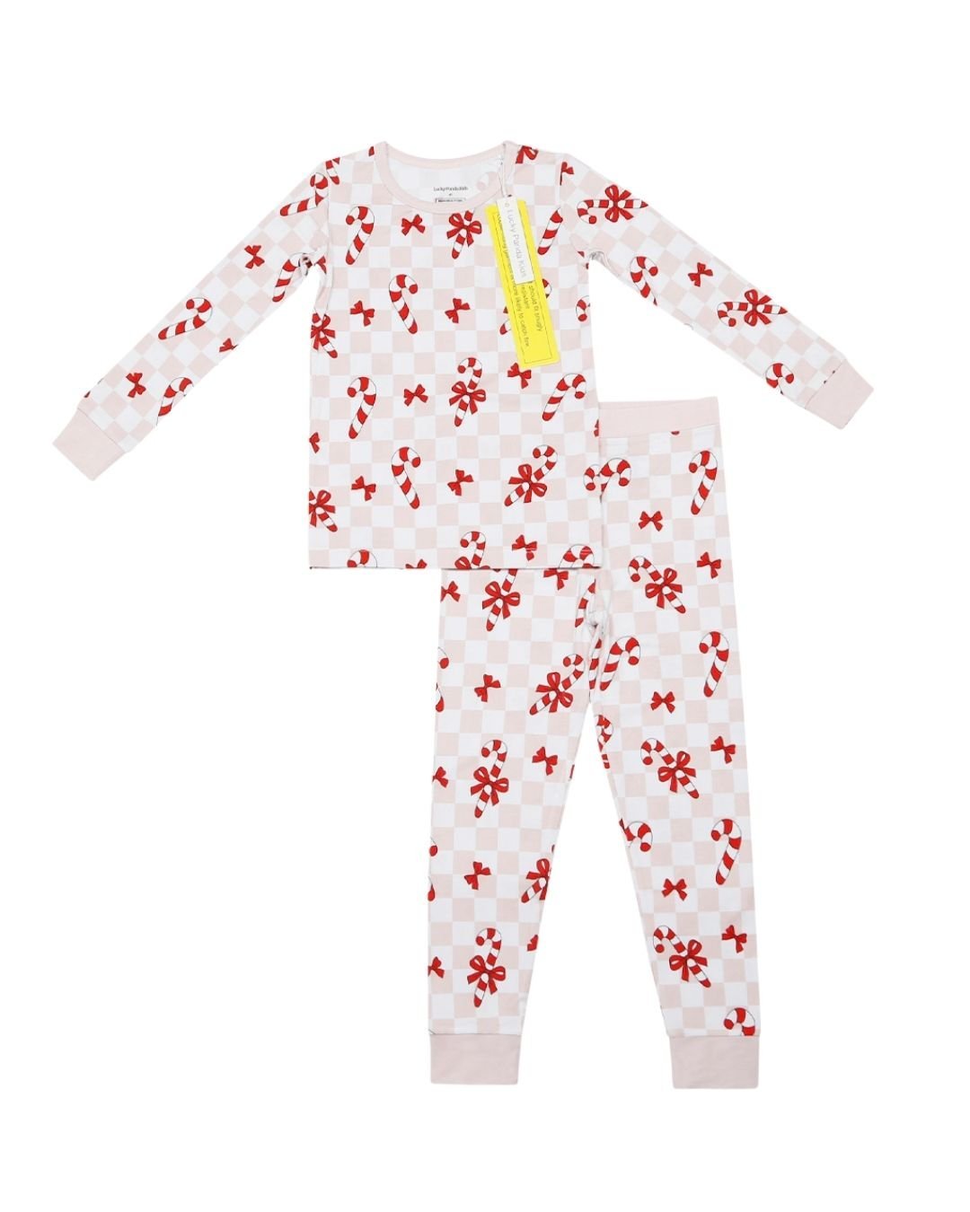 Bamboo Two Piece Set | Bows & Candy Cane - Mack & Harvie