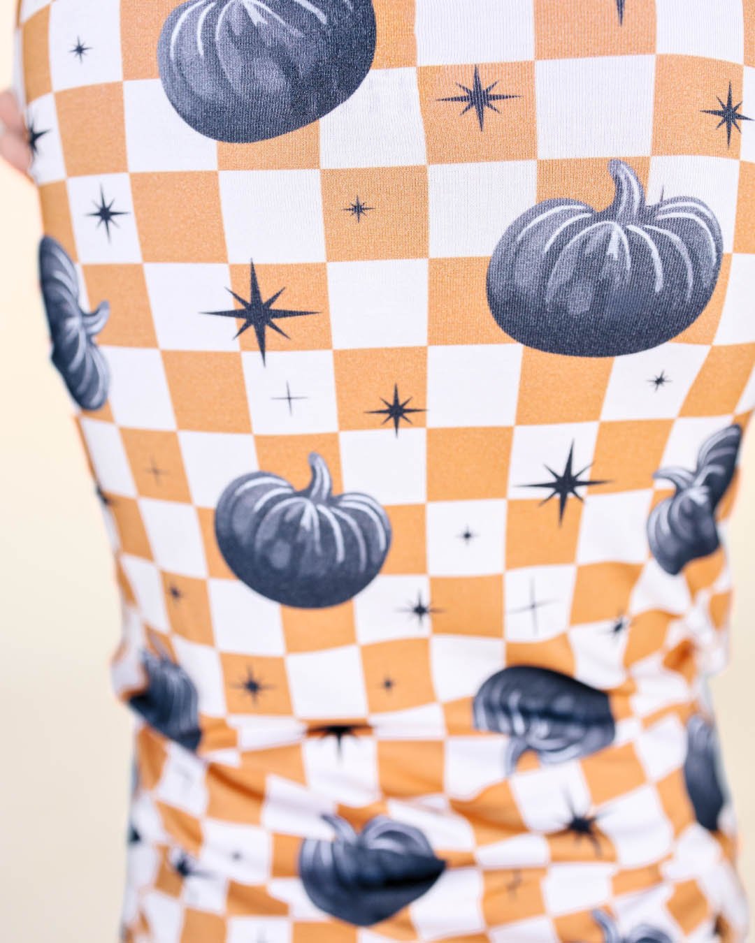 Bamboo Two Piece Set | Checkered Pumpkin - Mack & Harvie