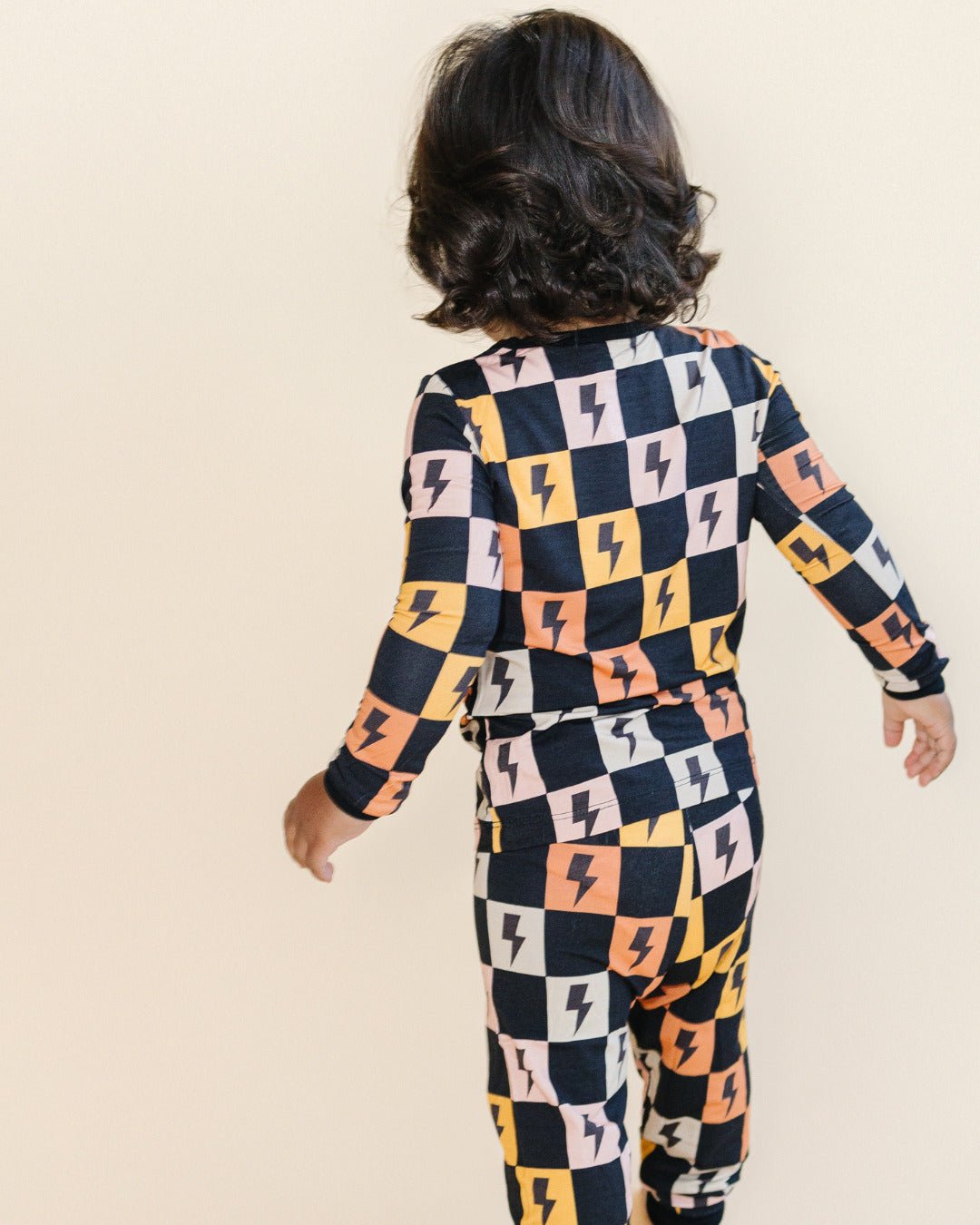 Bamboo Two Piece Set | Colorful Checks & Bolts - Mack & Harvie