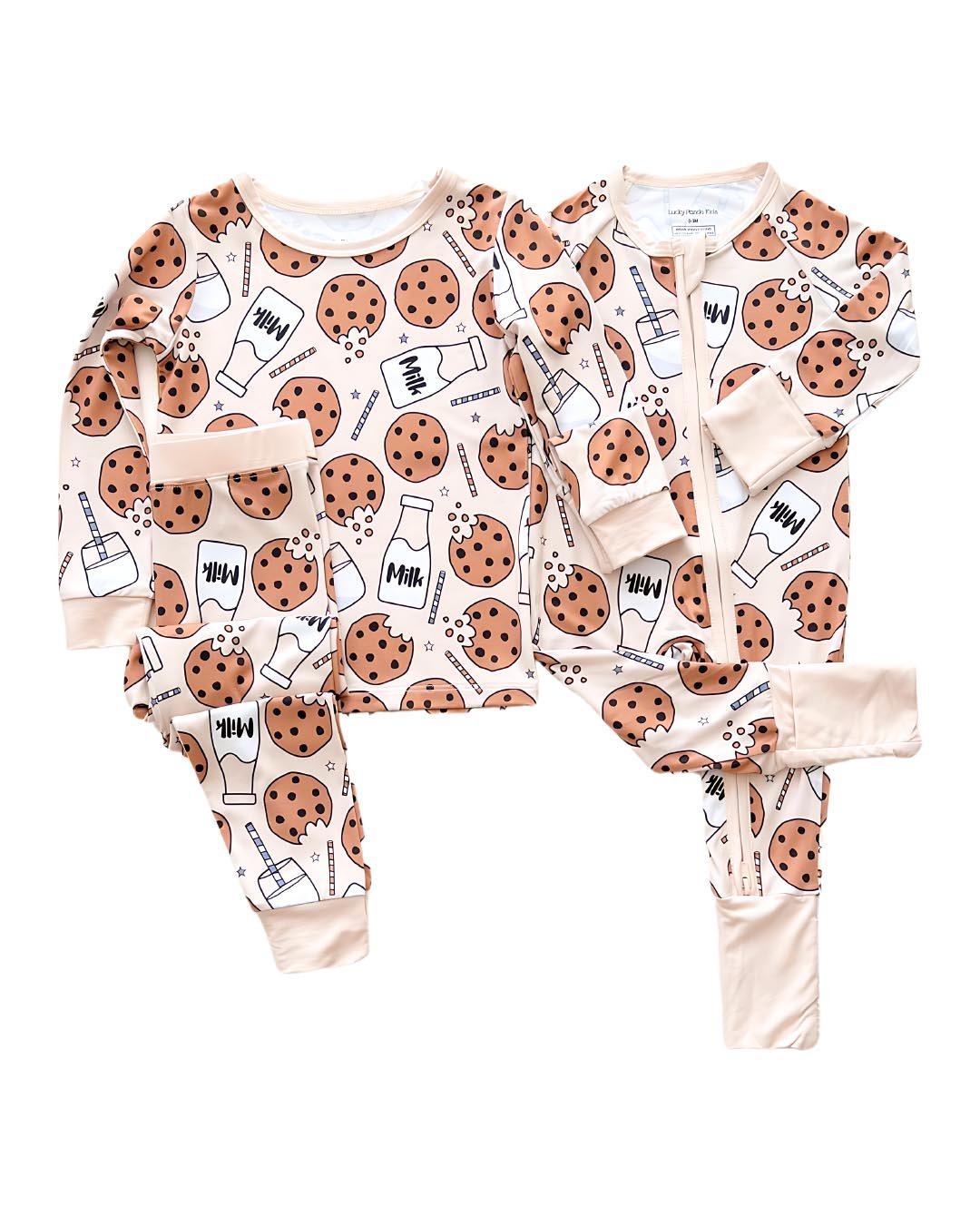 Bamboo Two Piece Set | Milk & Cookies - Mack & Harvie