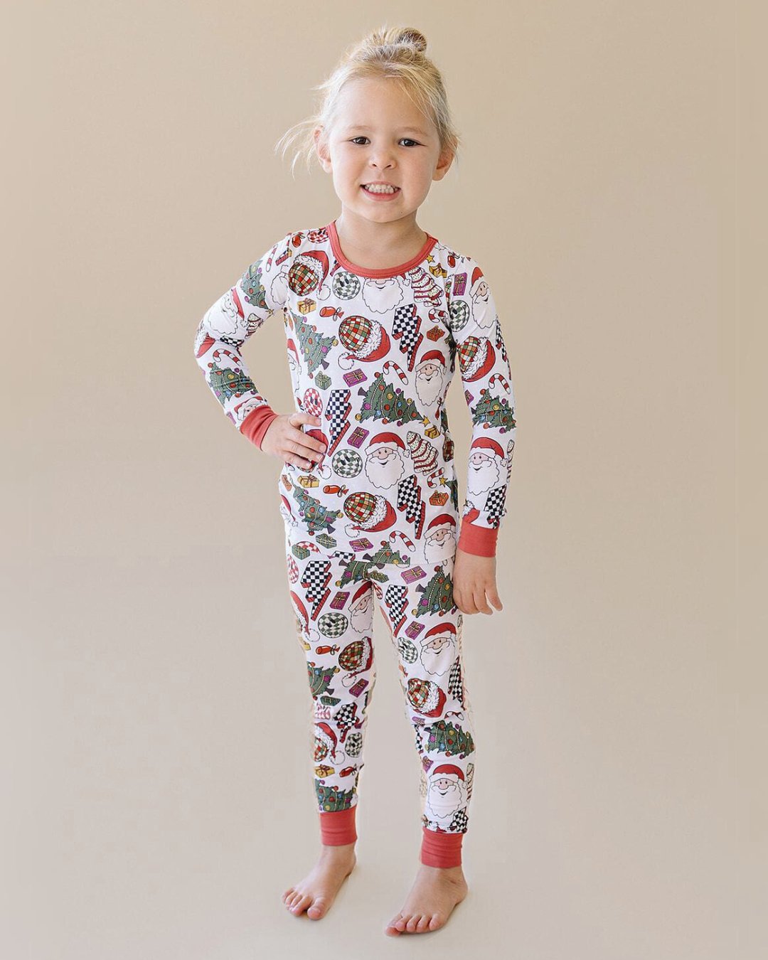 Bamboo Two Piece Set | Retro Christmas - Mack & Harvie