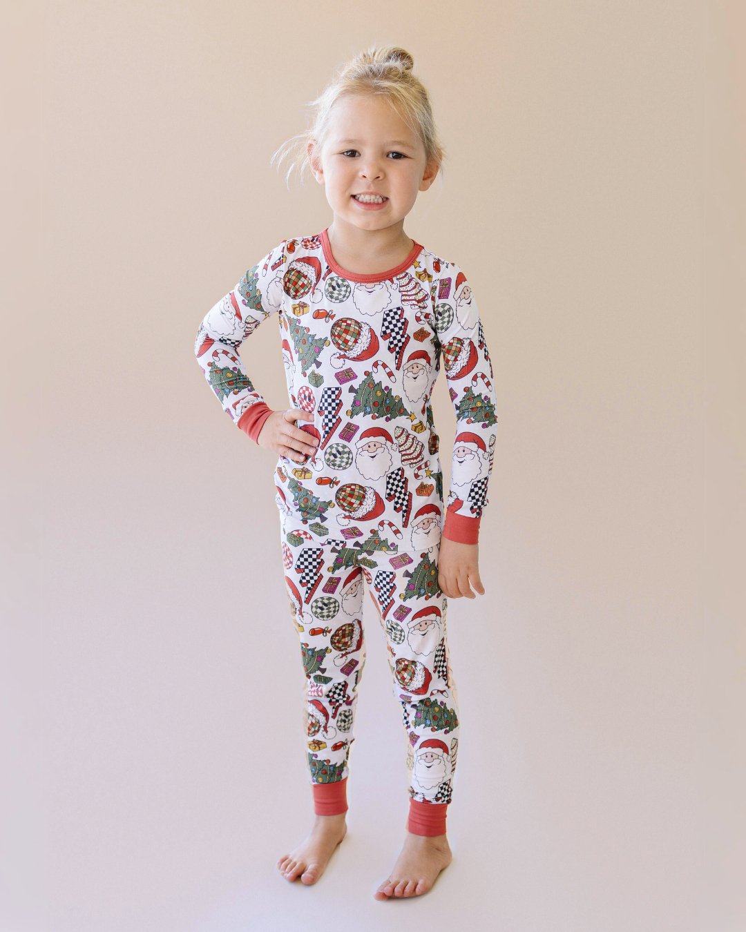 Bamboo Two Piece Set | Retro Christmas - Mack & Harvie