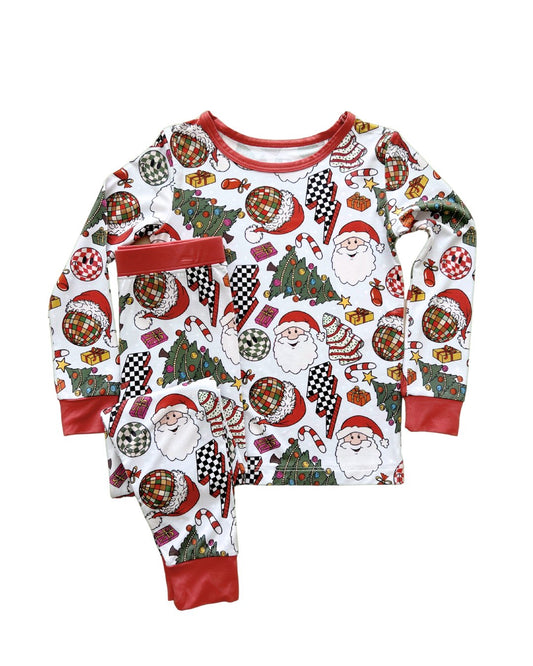 Bamboo Two Piece Set | Retro Christmas - Mack & Harvie