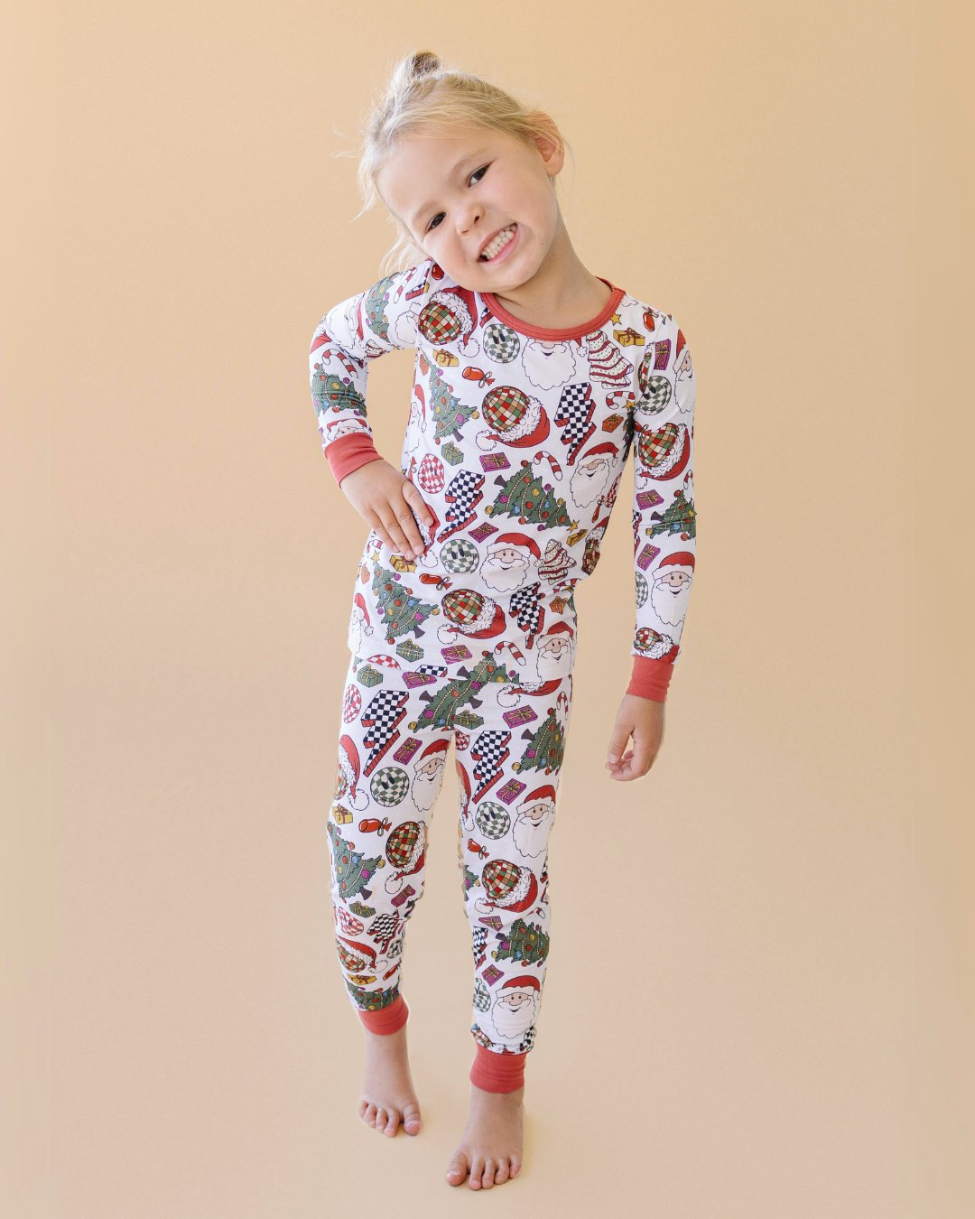 Bamboo Two Piece Set | Retro Christmas - Mack & Harvie