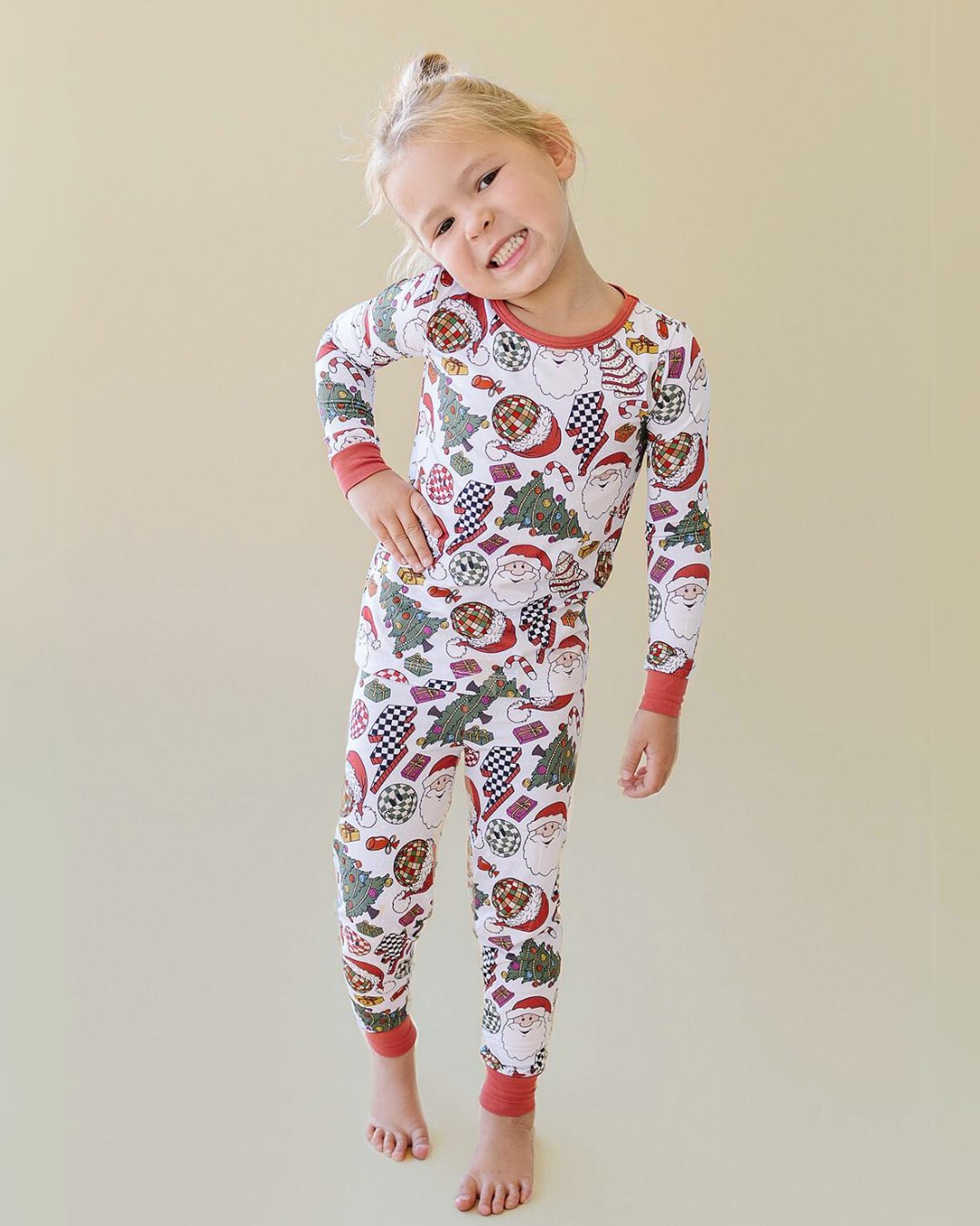 Bamboo Two Piece Set | Retro Christmas - Mack & Harvie