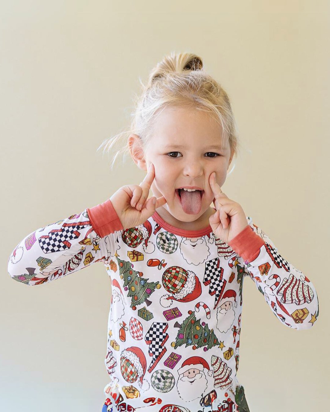 Bamboo Two Piece Set | Retro Christmas - Mack & Harvie