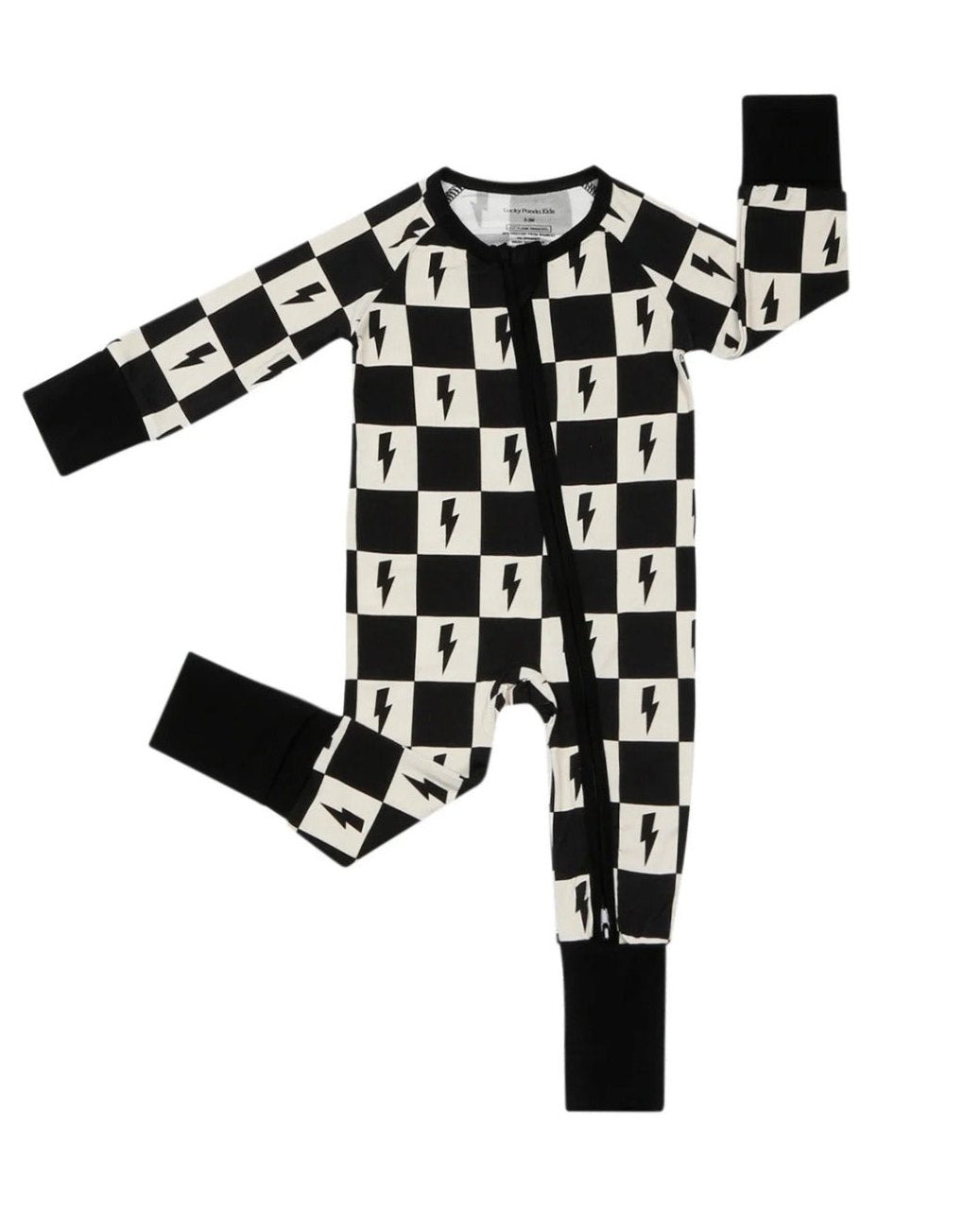 Bamboo Zip Romper | Checks & Bolts - Mack & Harvie