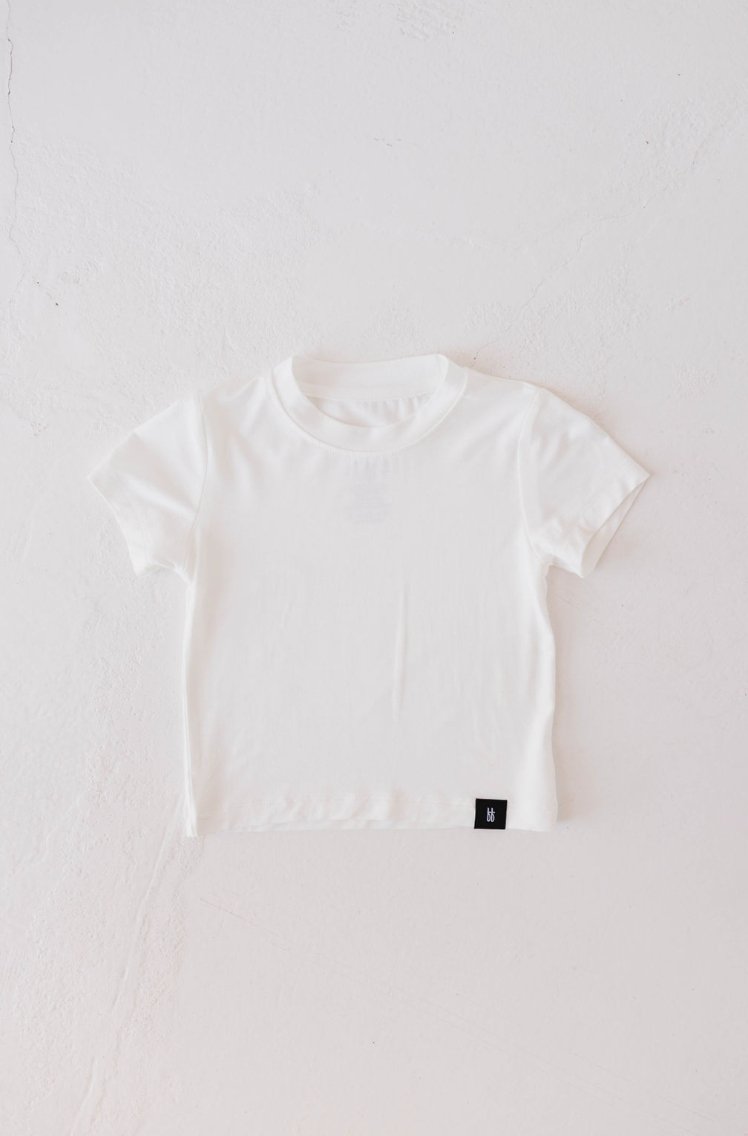 Basic Bamboo Tee | Cloud White - Mack & Harvie