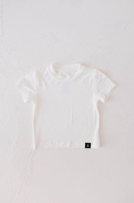 Basic Bamboo Tee | Cloud White - Mack & Harvie