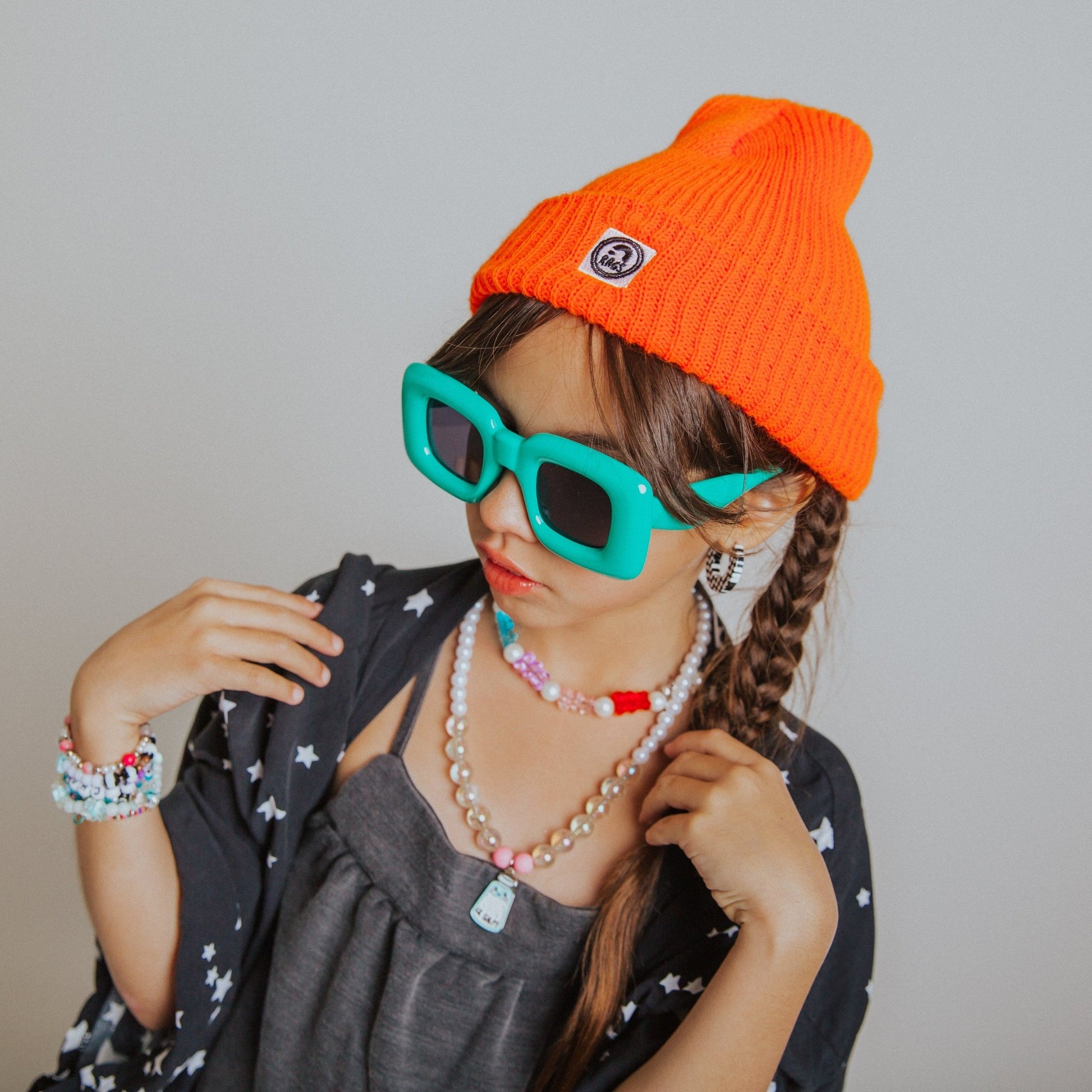 Basic Beanie - 'Neon Orange' - Mack & Harvie