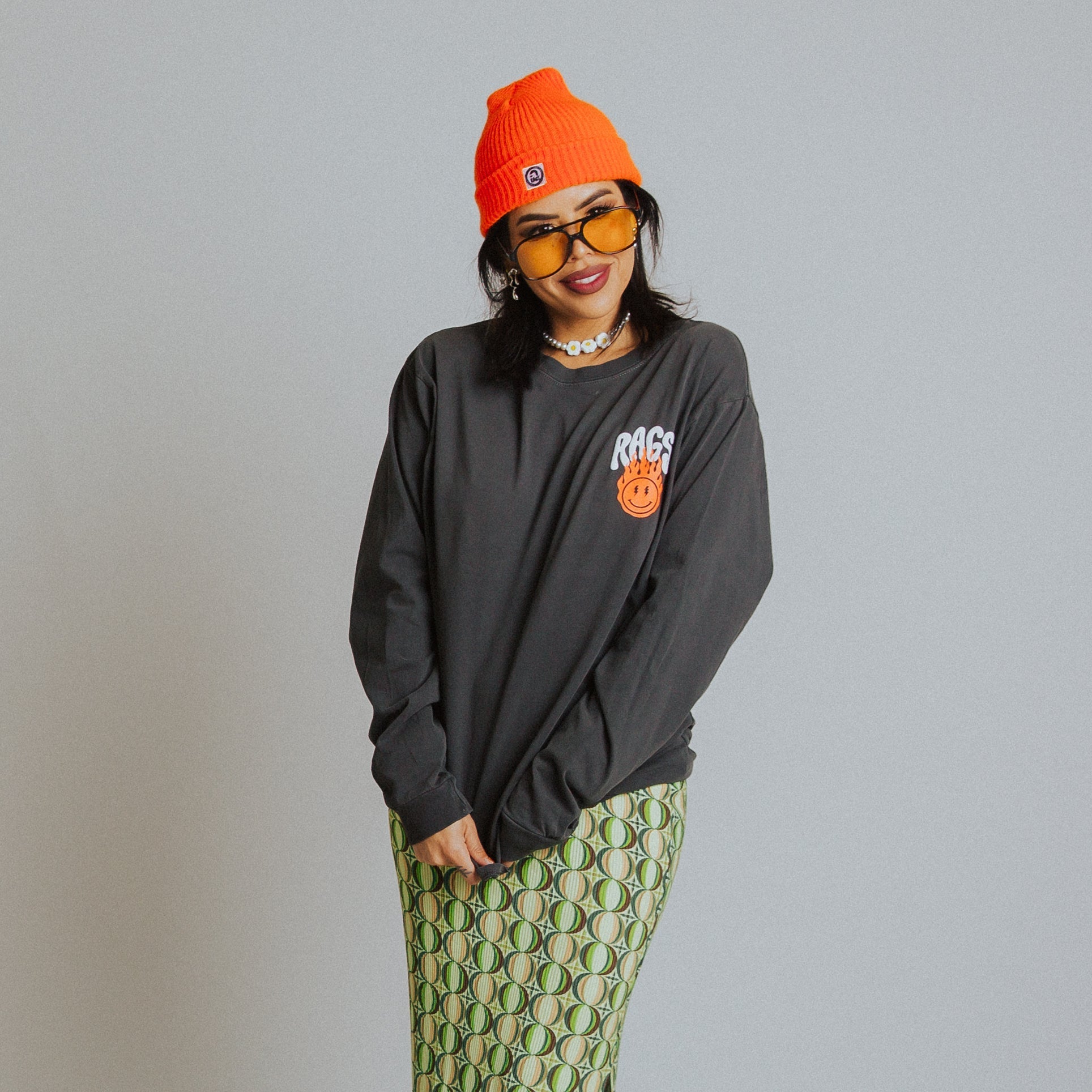 Basic Beanie - 'Neon Orange' - Mack & Harvie