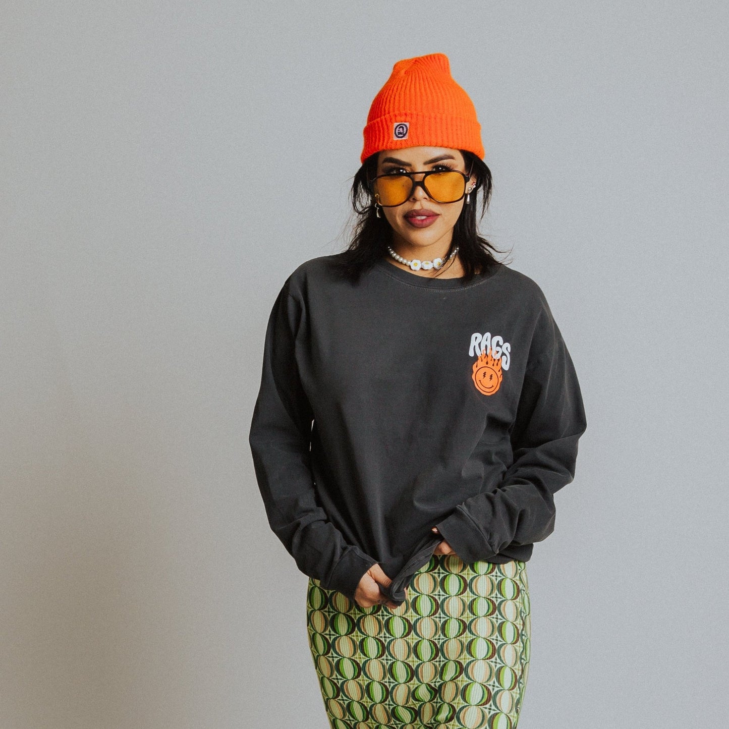 Basic Beanie - 'Neon Orange' - Mack & Harvie