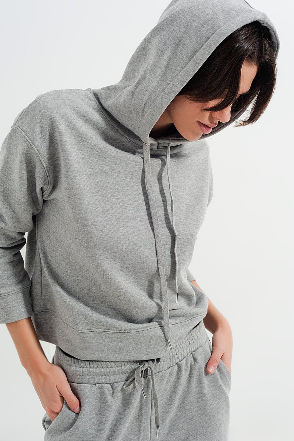 Basic Hoodie in Grey - Mack & Harvie