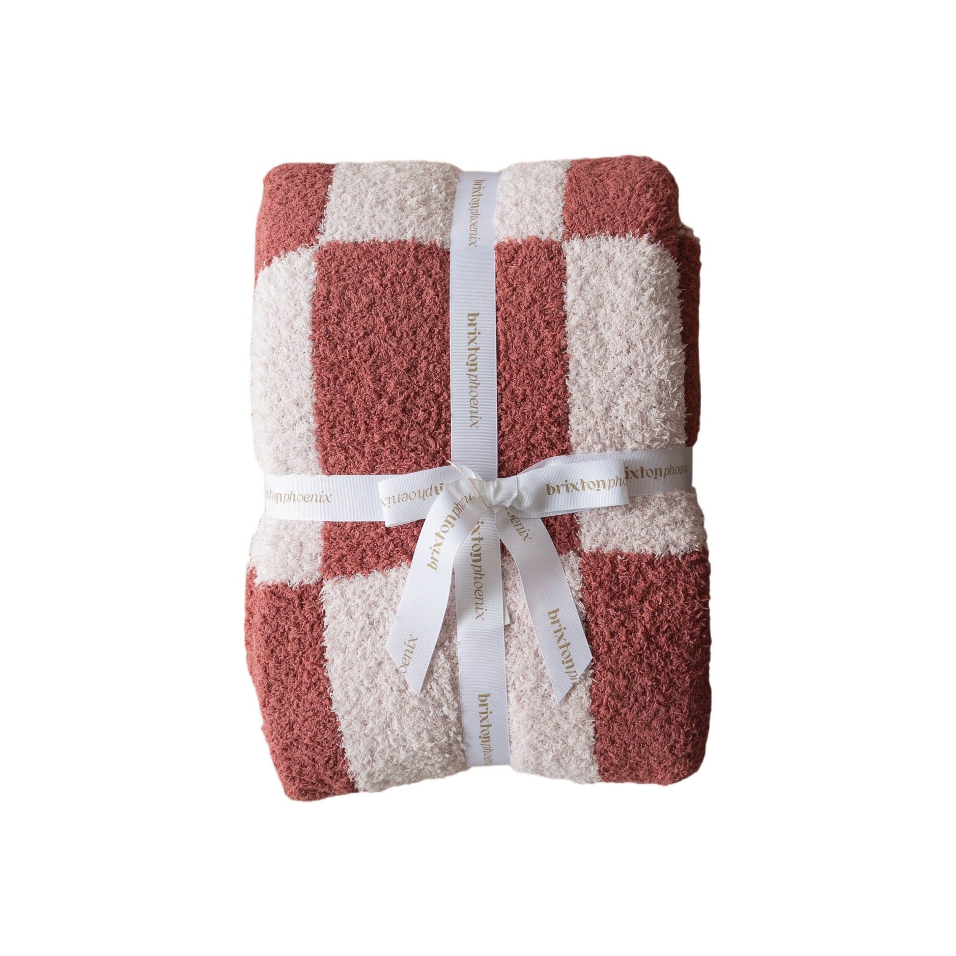 Berry Check | XL Plush Blanket - Mack & Harvie