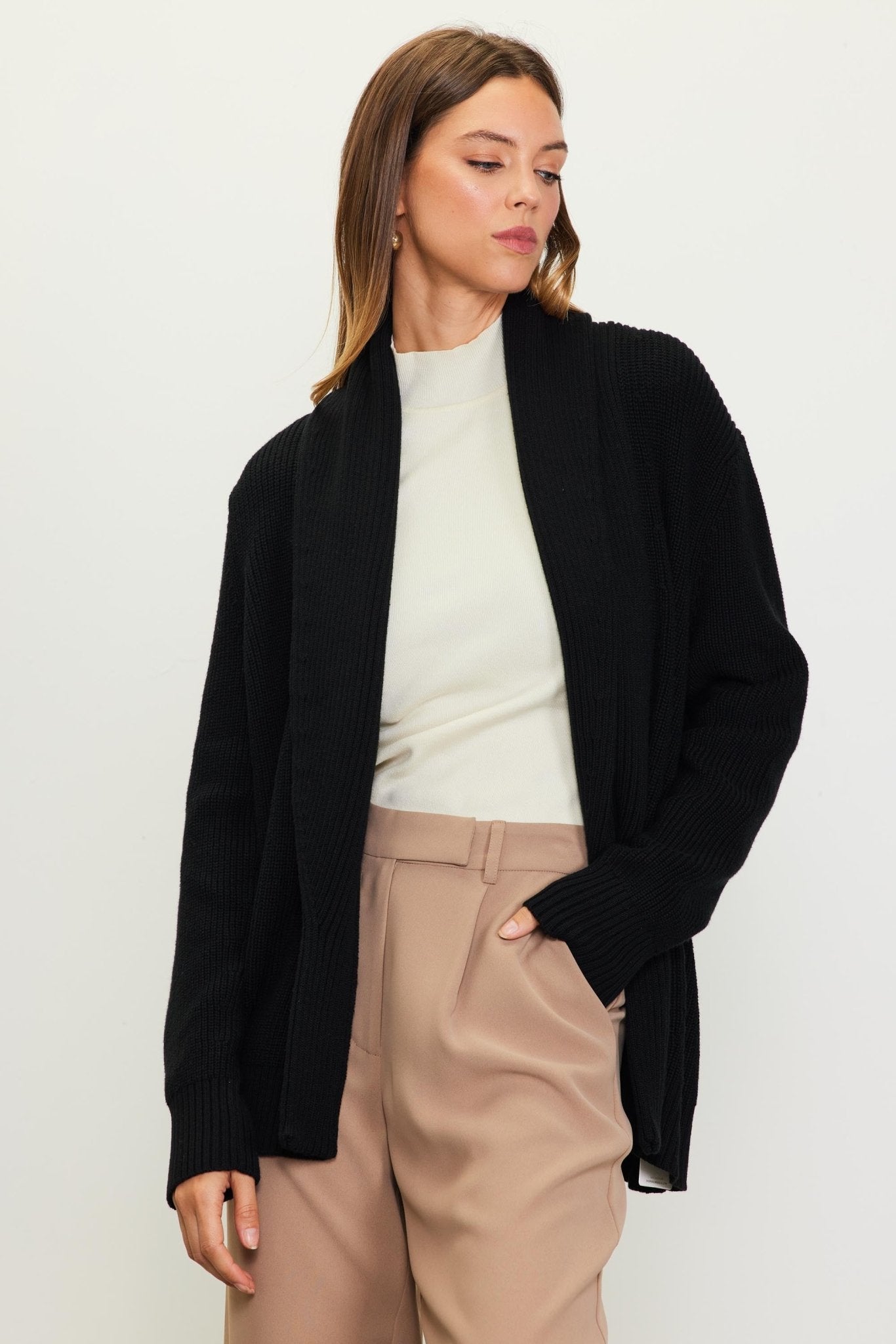 Black Cardigan - Mack & Harvie