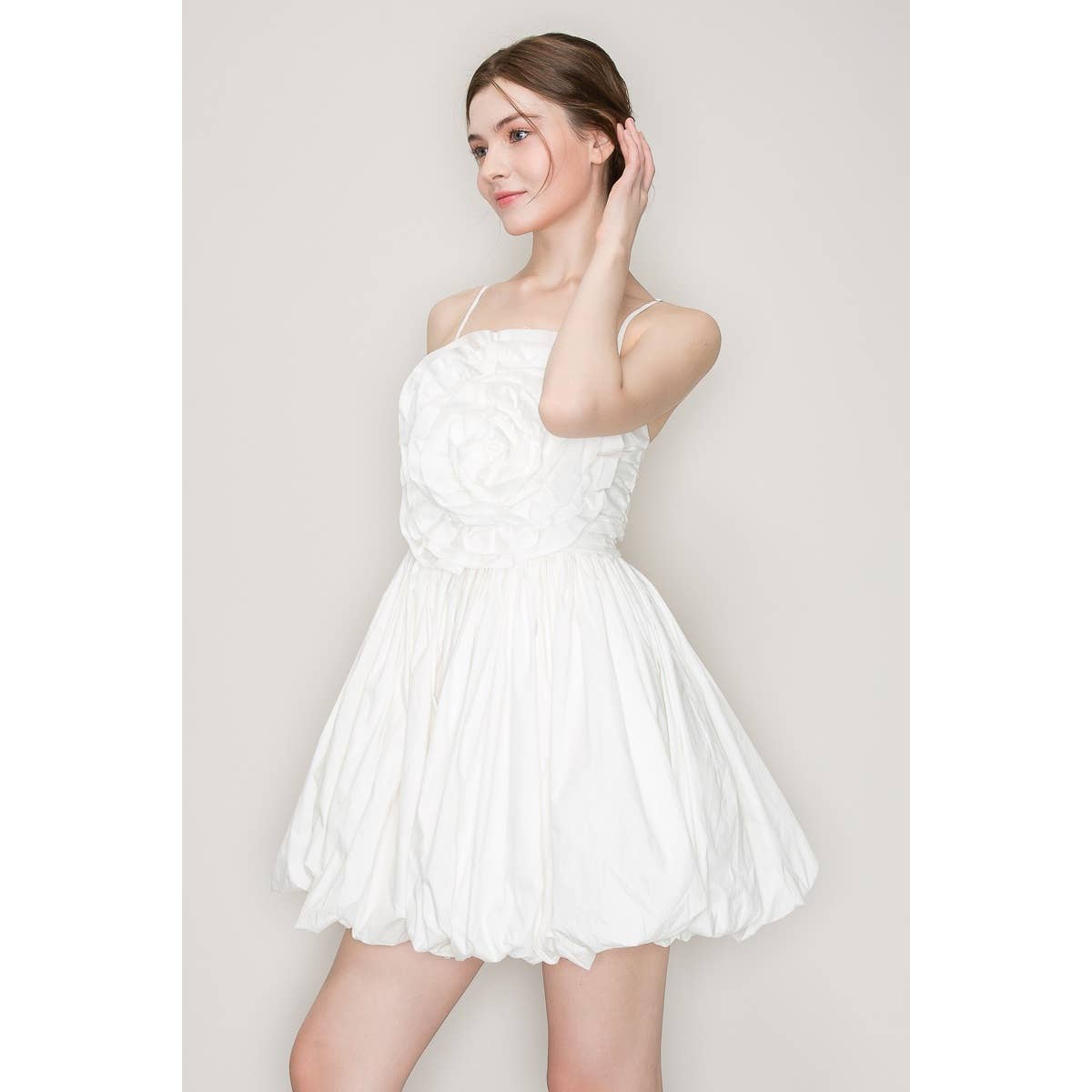 Blanca Balloon Skirt Mini Dress - Mack & Harvie