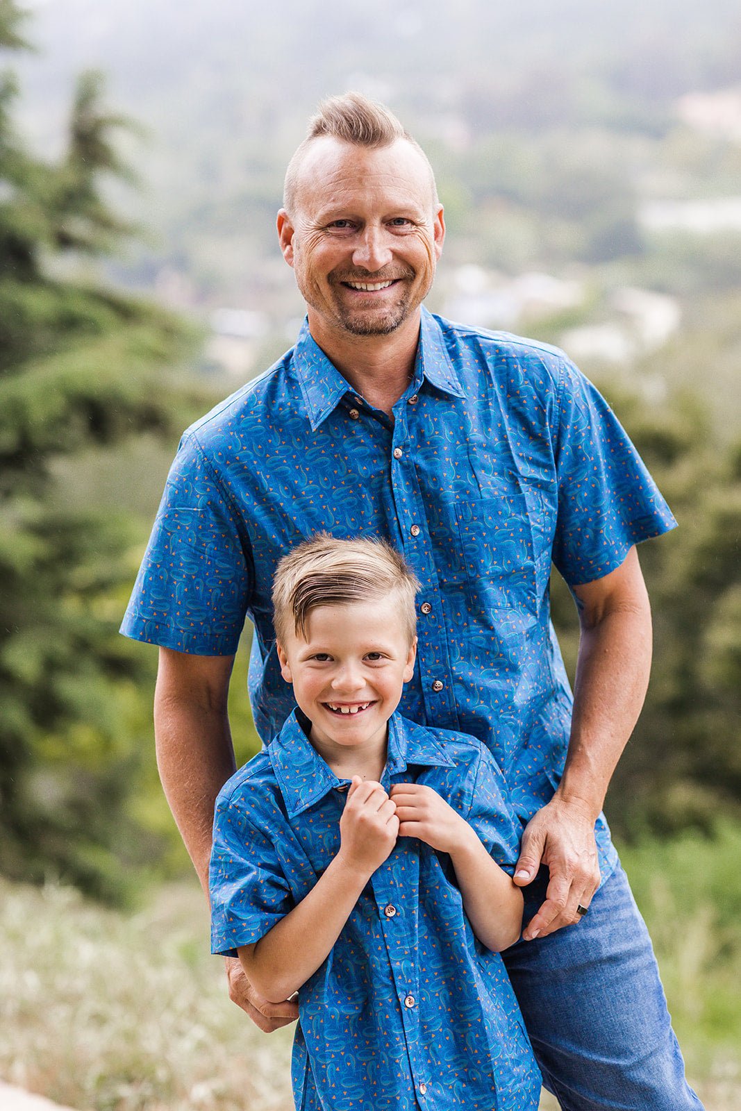 Blue Alligator Boys Button Down - Mack & Harvie