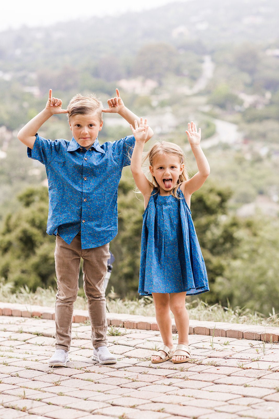 Blue Alligator Boys Button Down - Mack & Harvie