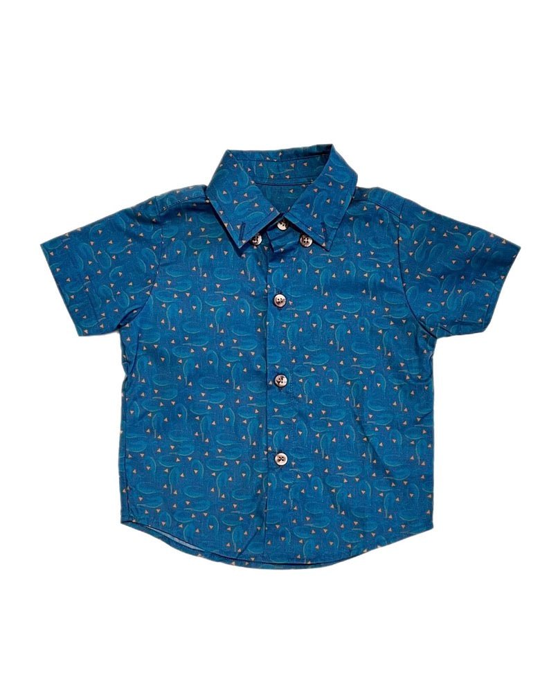 Blue Alligator Boys Button Down - Mack & Harvie