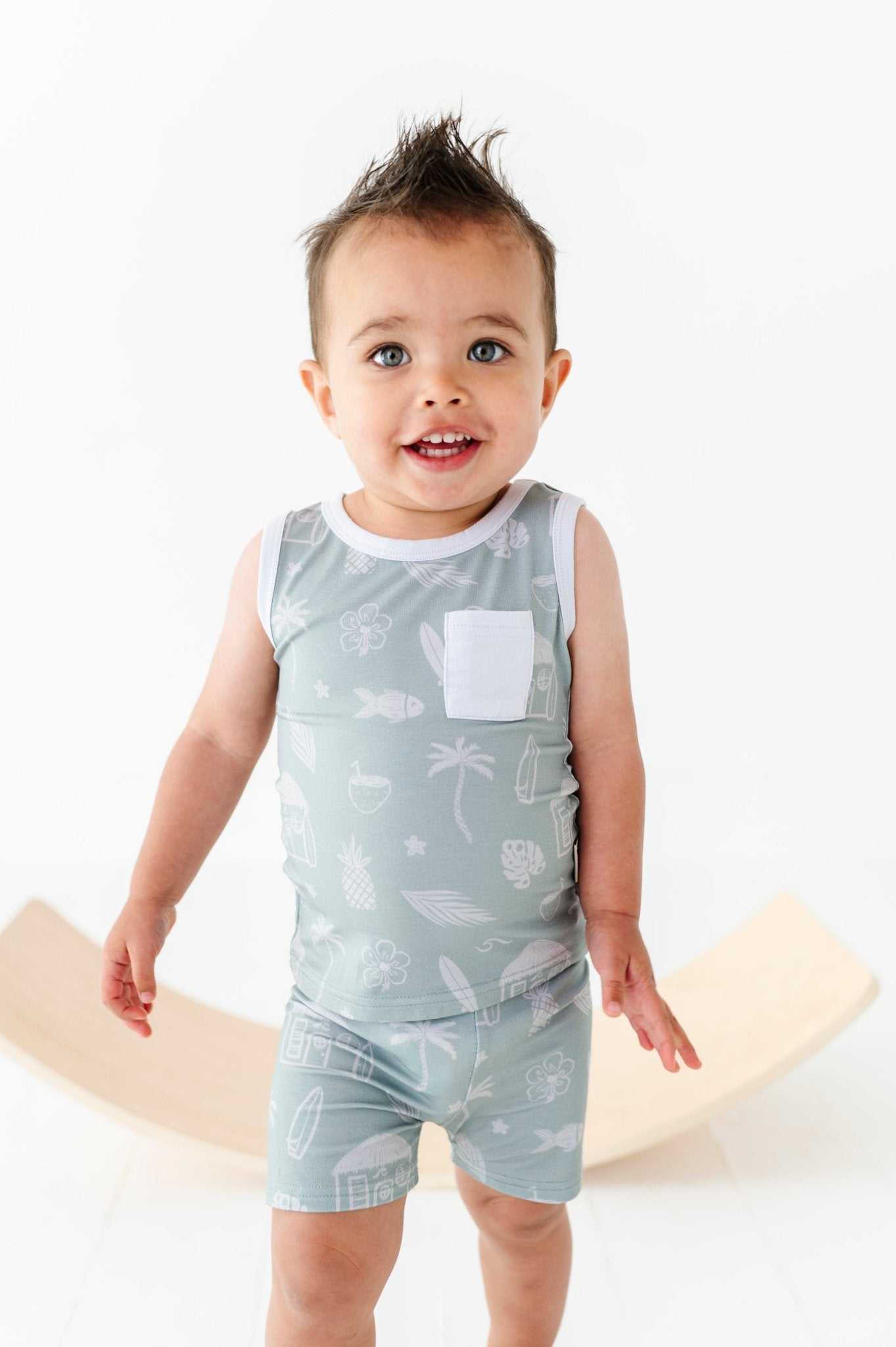 Blue Beach Tank Sets - Mack & Harvie