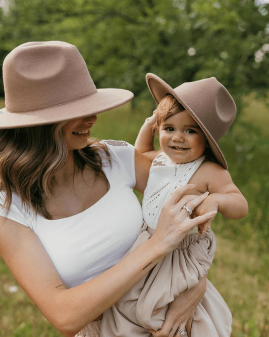 Bordeaux Flat Brim Hats - Mack & Harvie