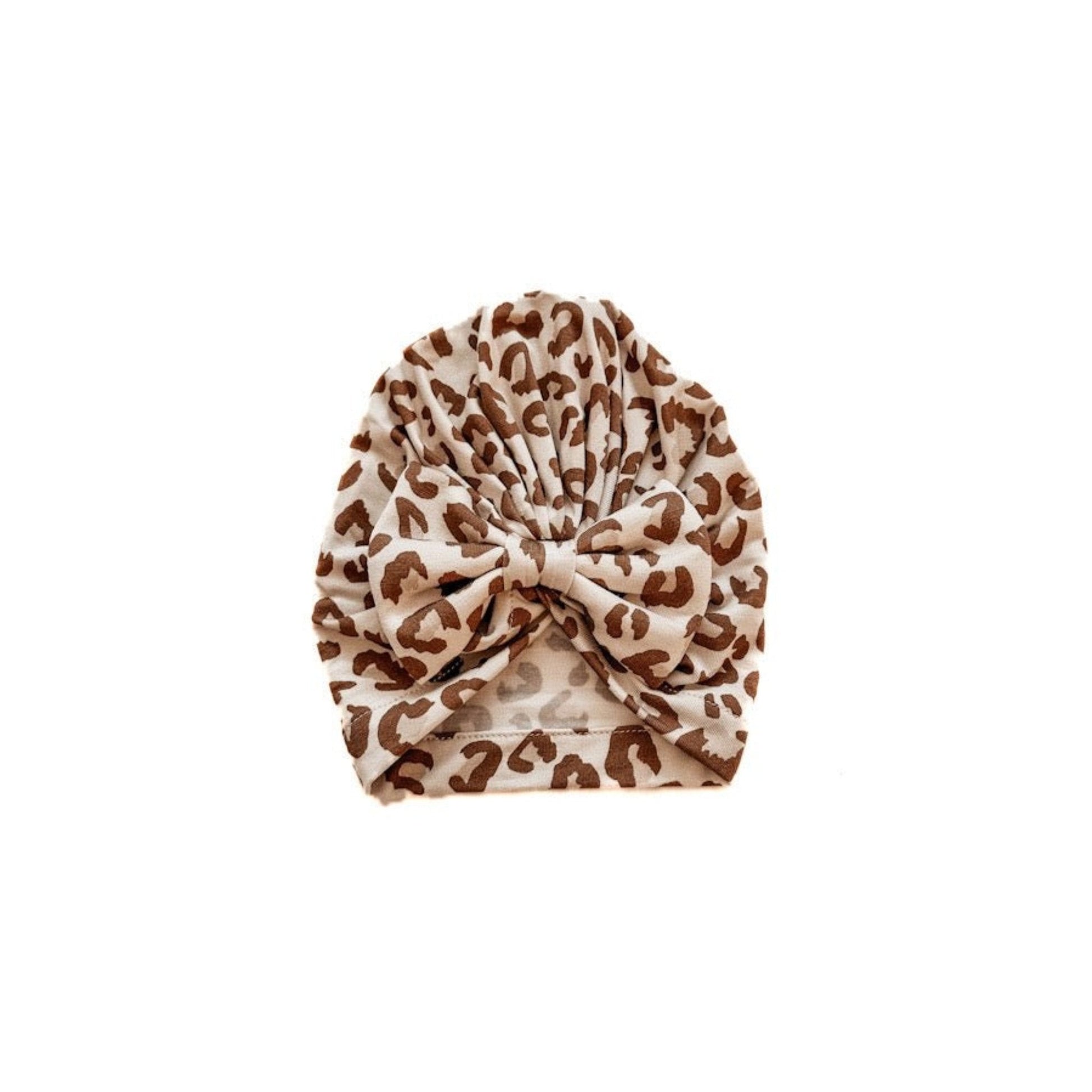 Bow Turban Hat - Leopard - Mack & Harvie