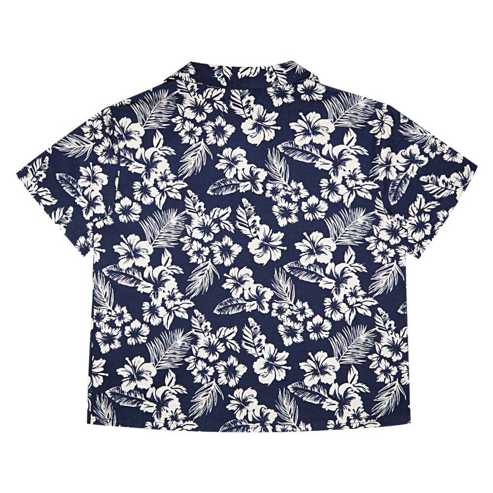 Boy Hibiscus Shirt - Hibiscus Print - FINAL SALE - Mack & Harvie