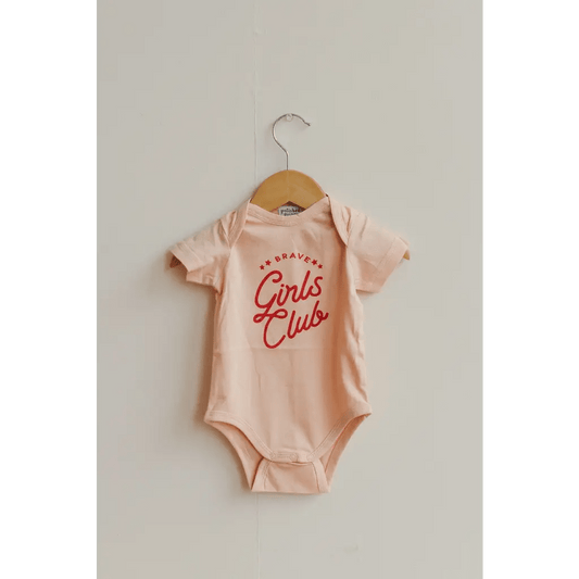 Brave Girls Club Organic Cotton Baby Bodysuit - Mack & Harvie