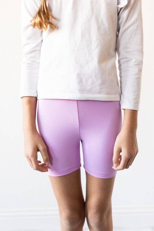 Bright Lilac Twirl Shorts - Mack & Harvie