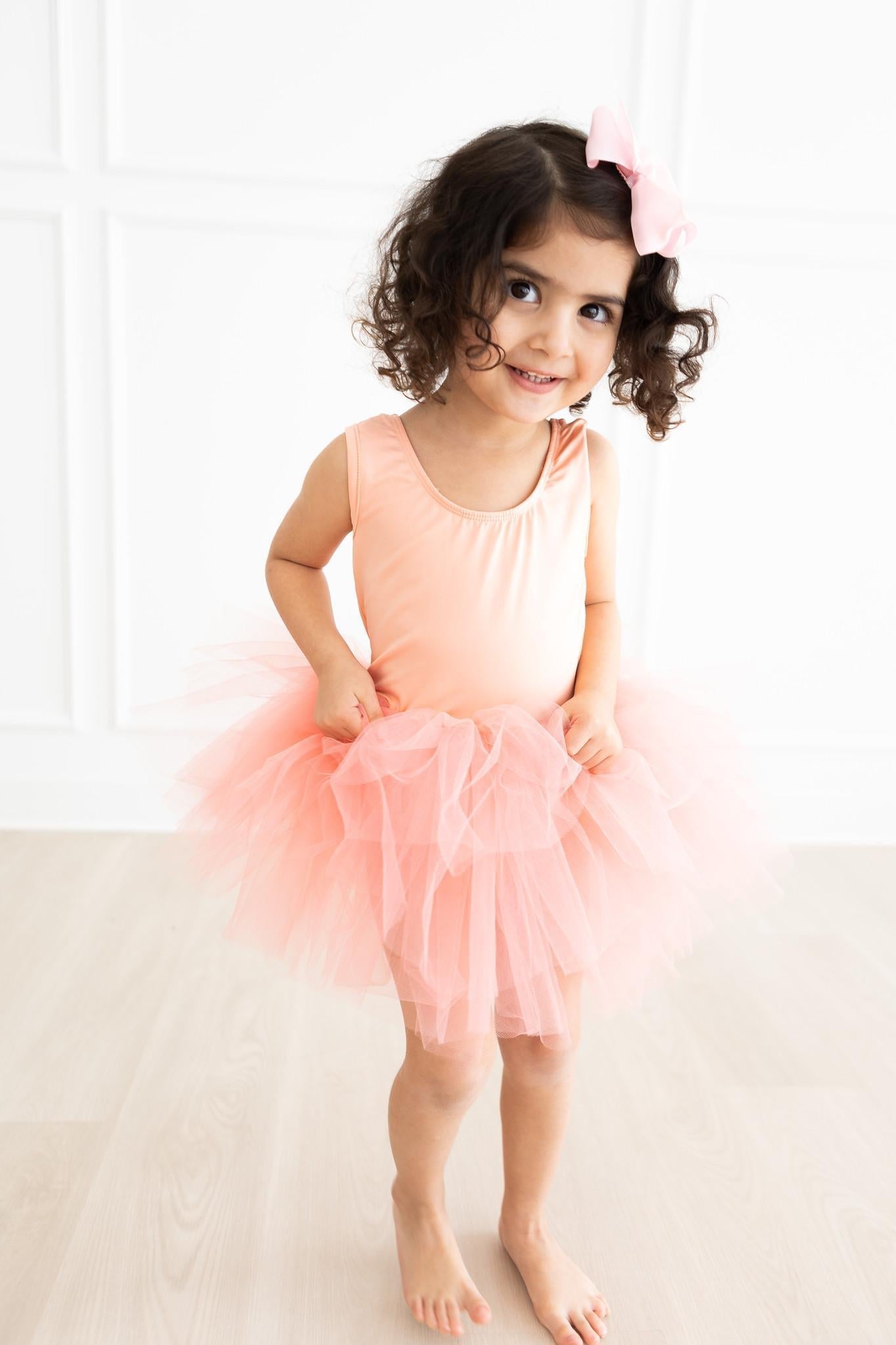 Bright Peach Tank Tutu Leotard - Mack & Harvie