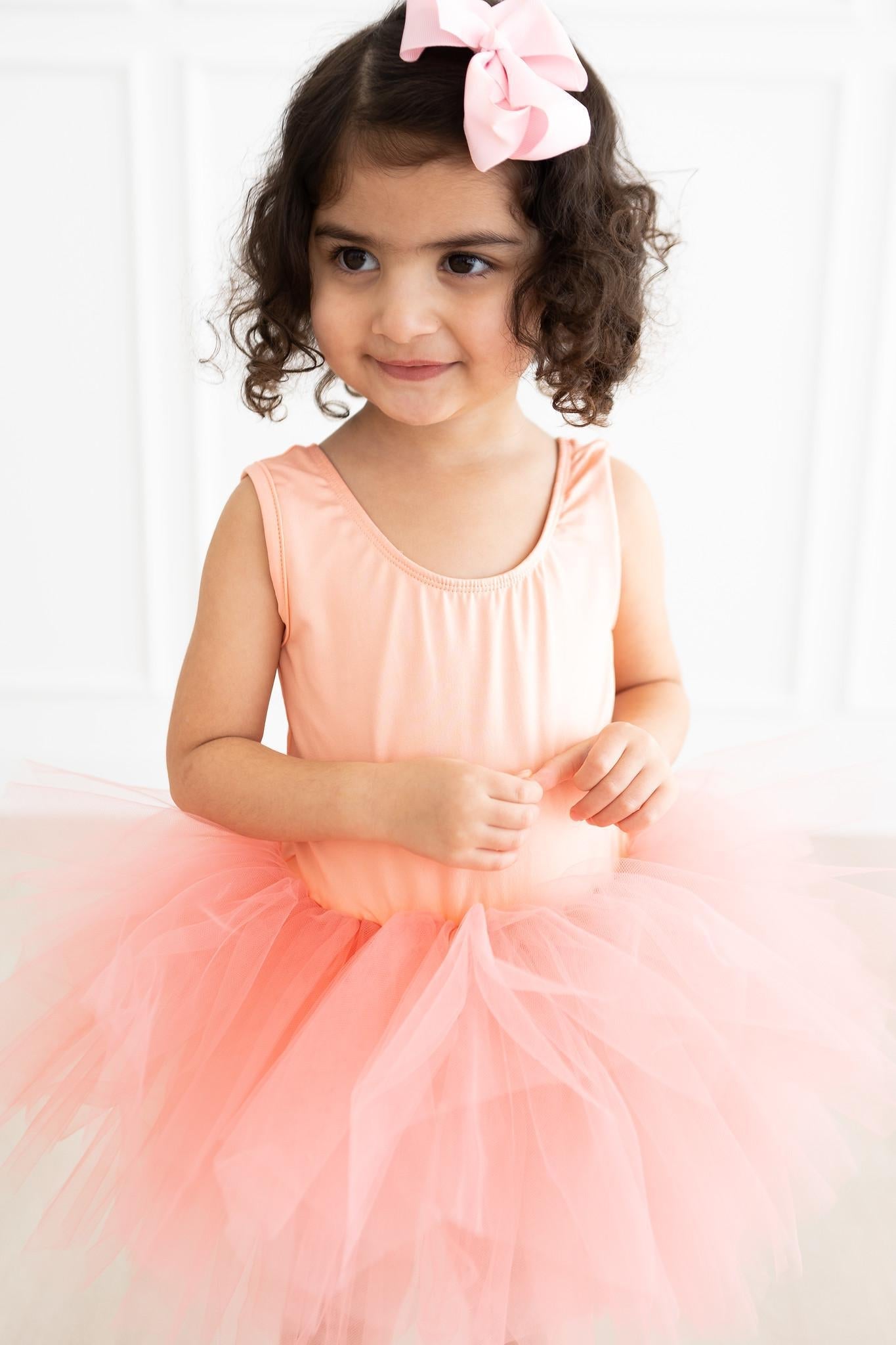 Bright Peach Tank Tutu Leotard - Mack & Harvie