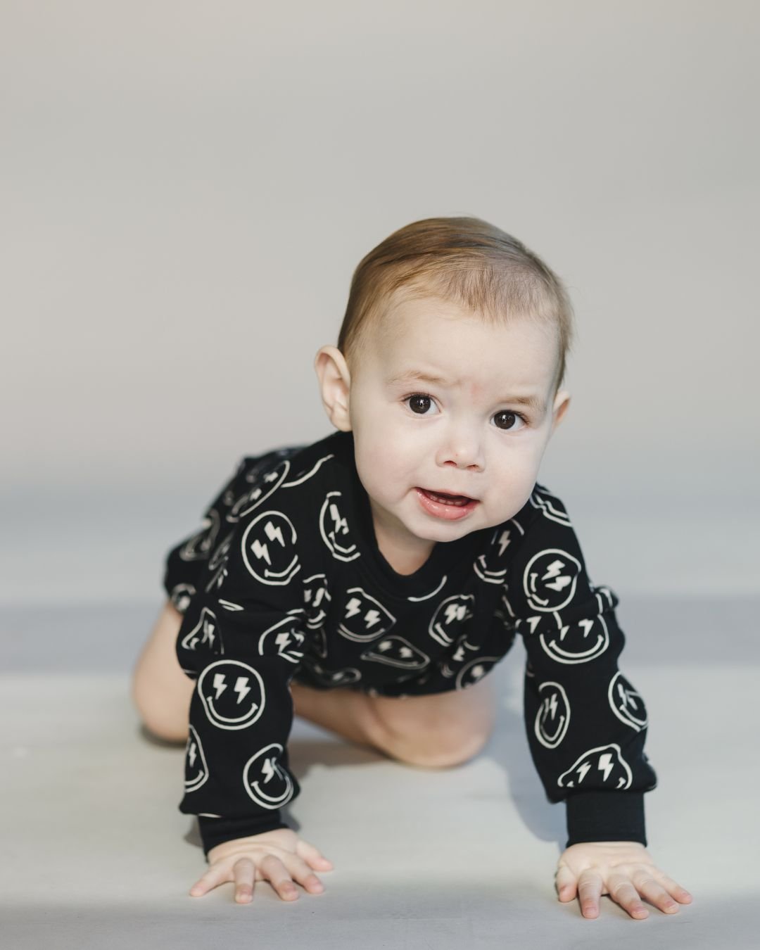 Bubble Romper | Electric Smiley - Mack & Harvie