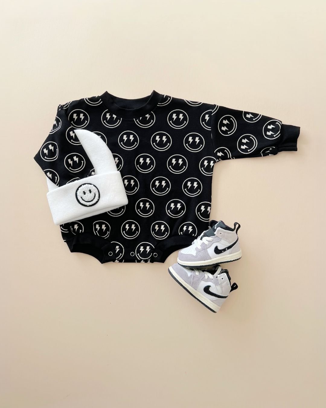 Bubble Romper | Electric Smiley - Mack & Harvie