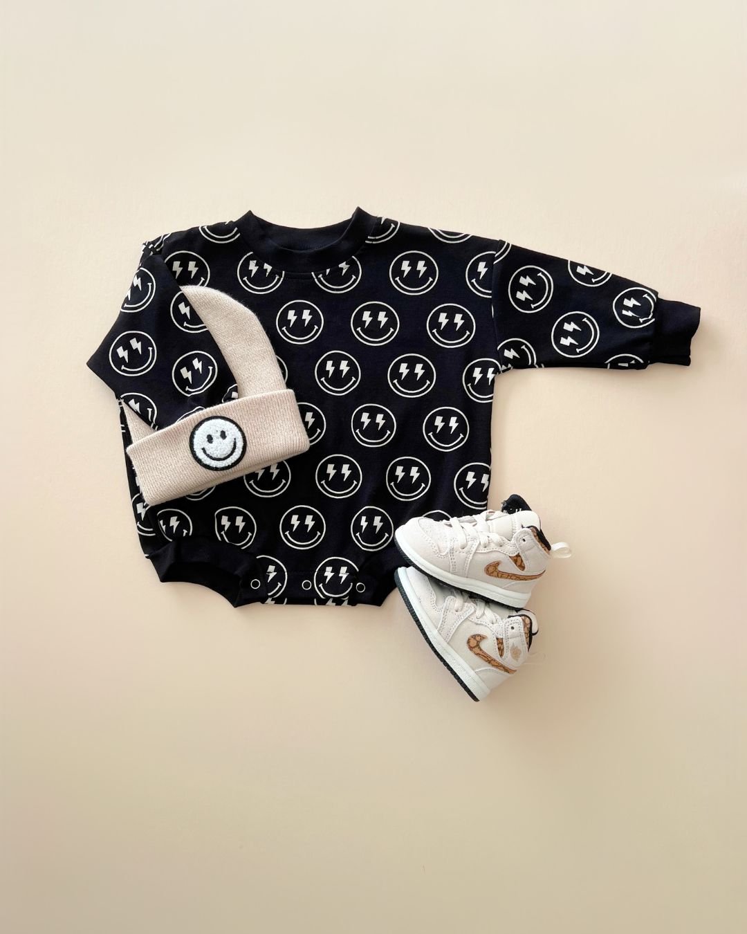 Bubble Romper | Electric Smiley - Mack & Harvie