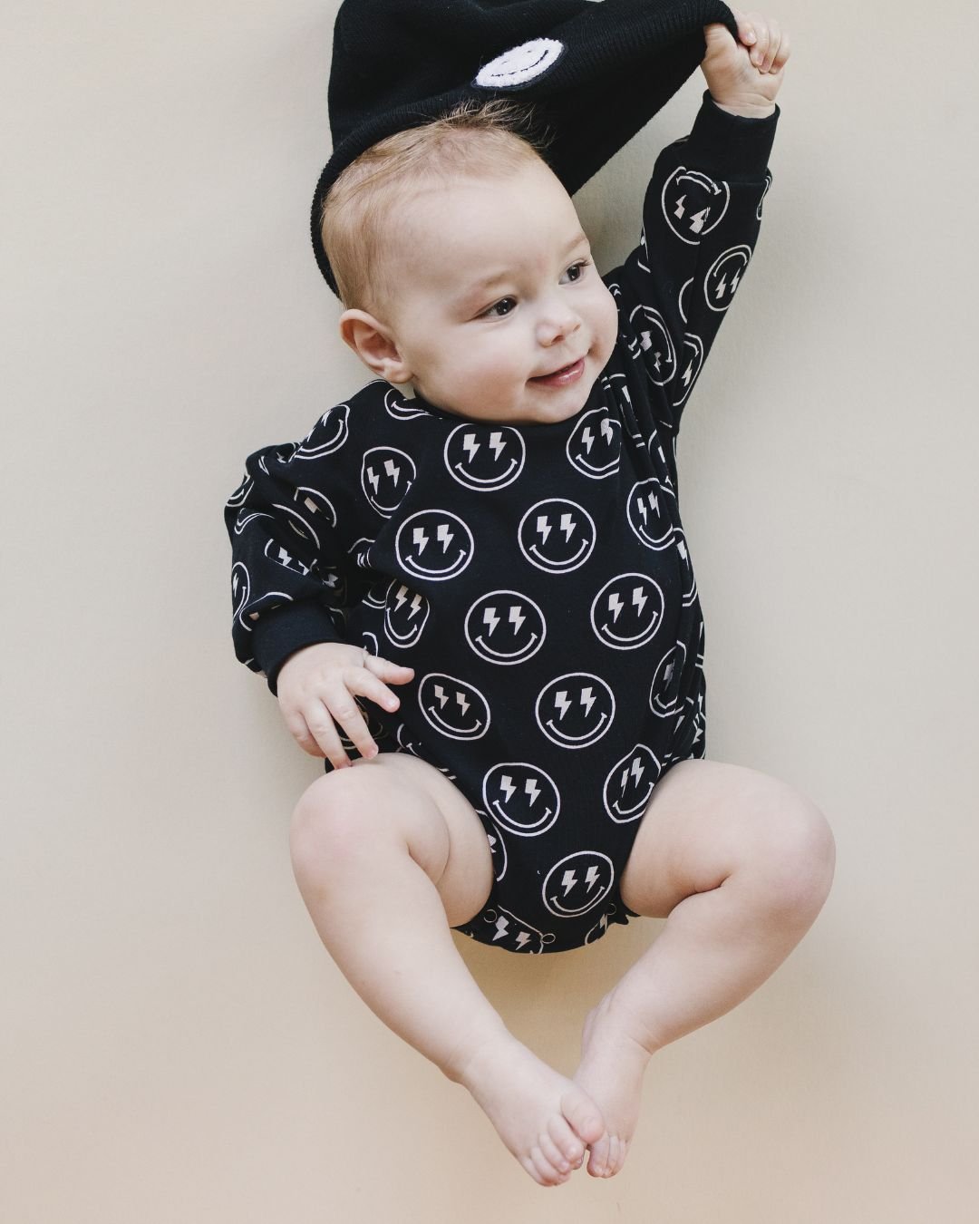 Bubble Romper | Electric Smiley - Mack & Harvie