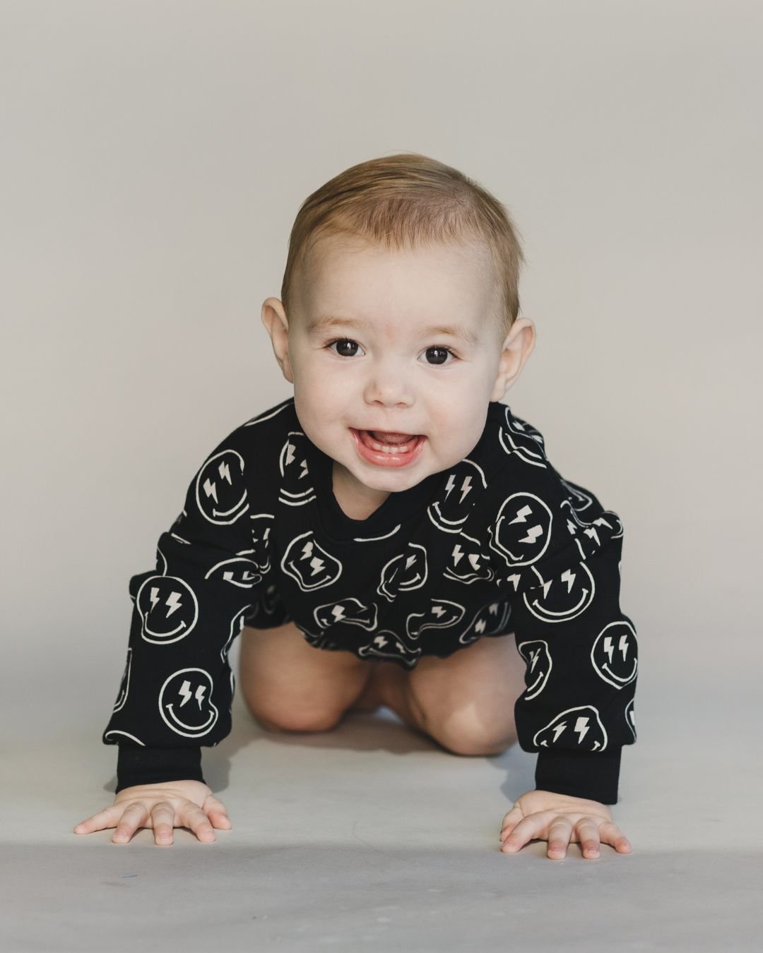 Bubble Romper | Electric Smiley - Mack & Harvie