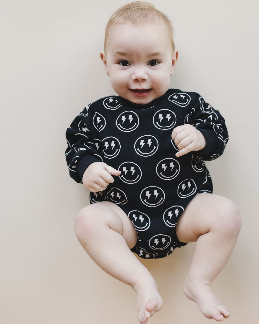 Bubble Romper | Electric Smiley - Mack & Harvie