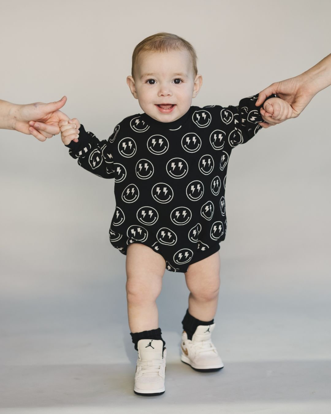 Bubble Romper | Electric Smiley - Mack & Harvie