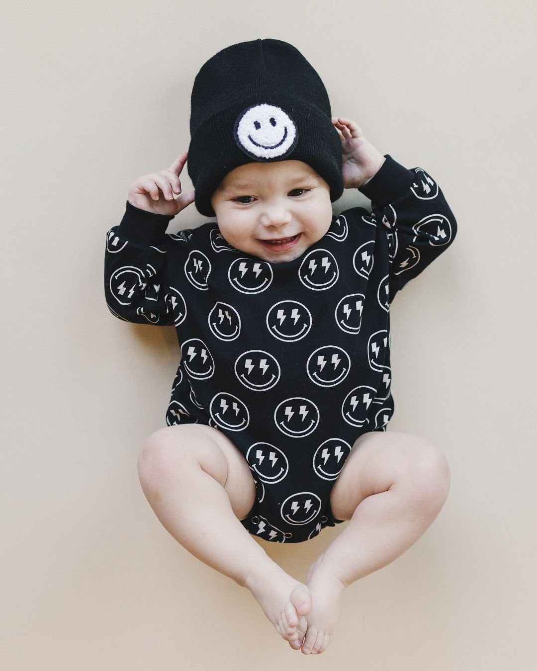 Bubble Romper | Electric Smiley - Mack & Harvie